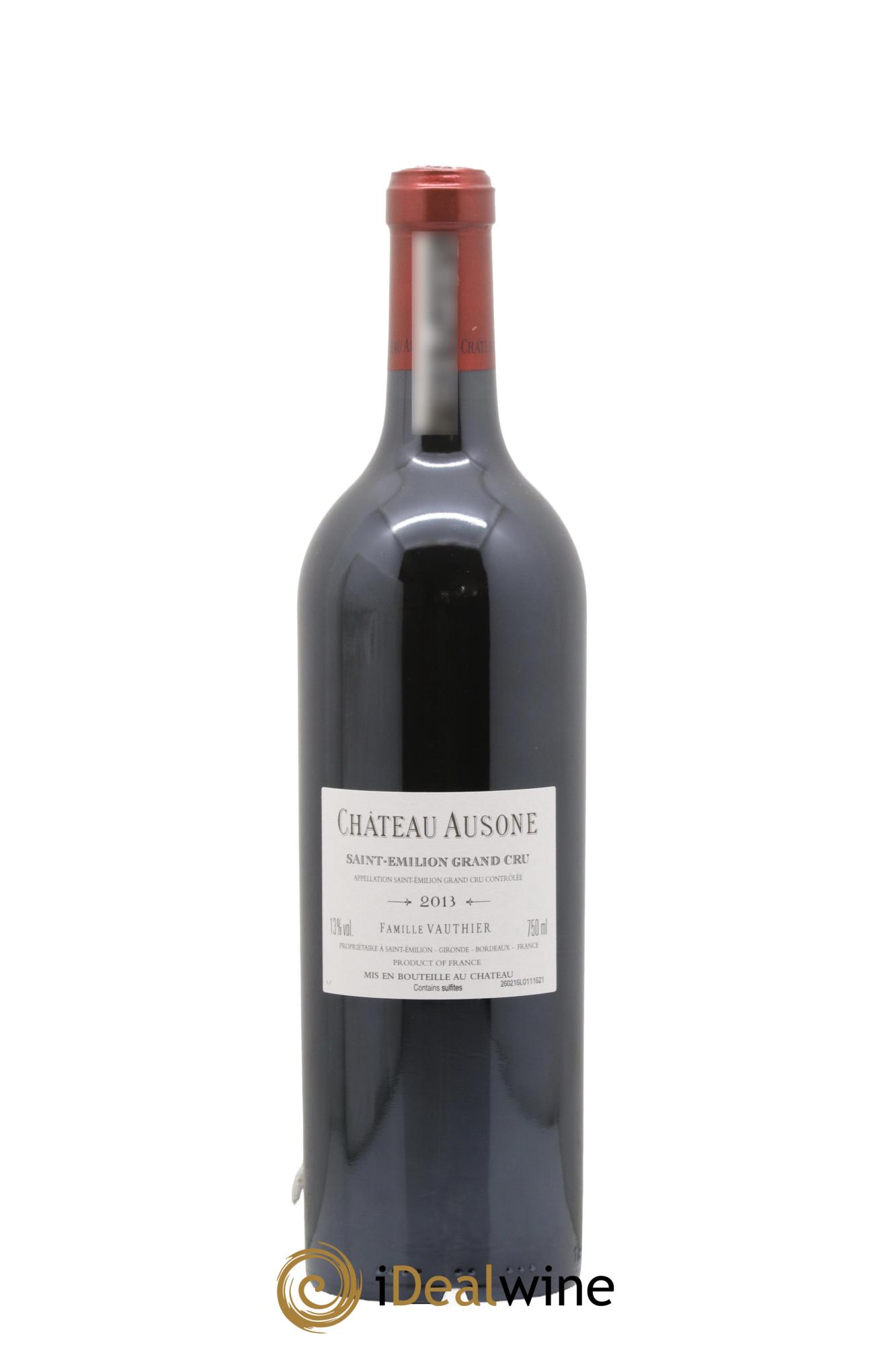 Château Ausone 1er Grand Cru Classé A 2013 - Lot de 1 bouteille - 1
