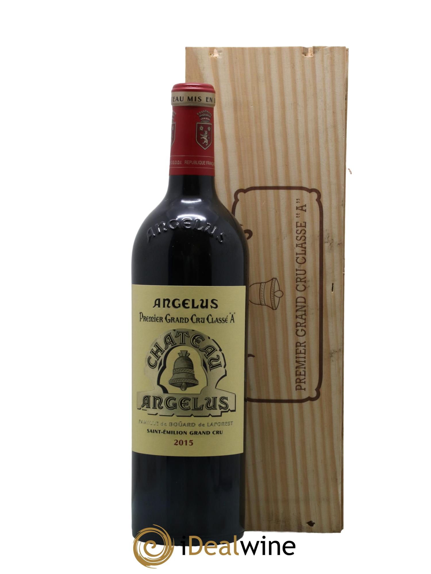 Château Angélus 1er Grand Cru Classé A 2015 - Lot de 1 bouteille - 0