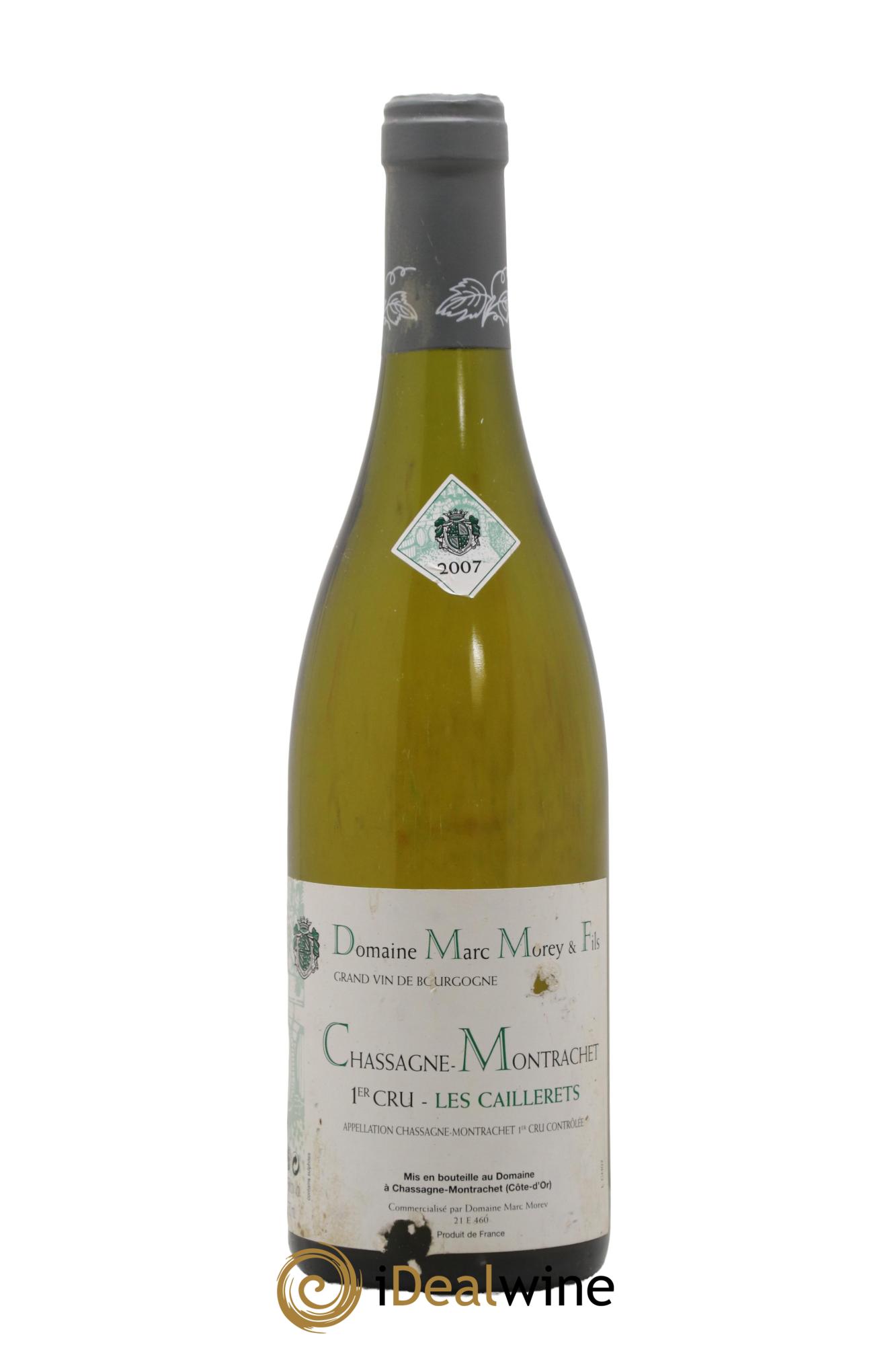 Chassagne-Montrachet 1er Cru Les Caillerets Marc Morey 2007 - Lot de 1 bouteille - 0