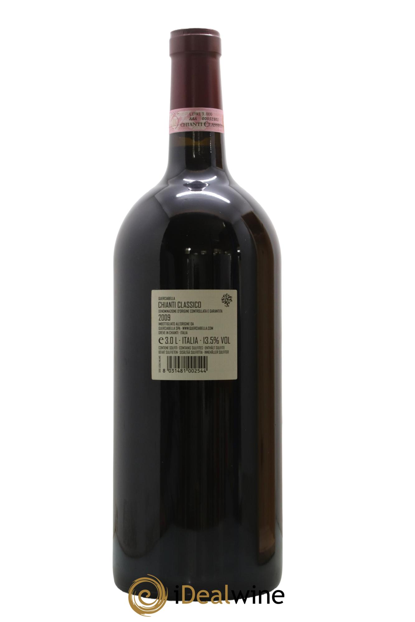 Chianti Classico Querciabella DOCG Sebastiano Castiglioni 2009 - Lotto di 1 jéroboam - 2