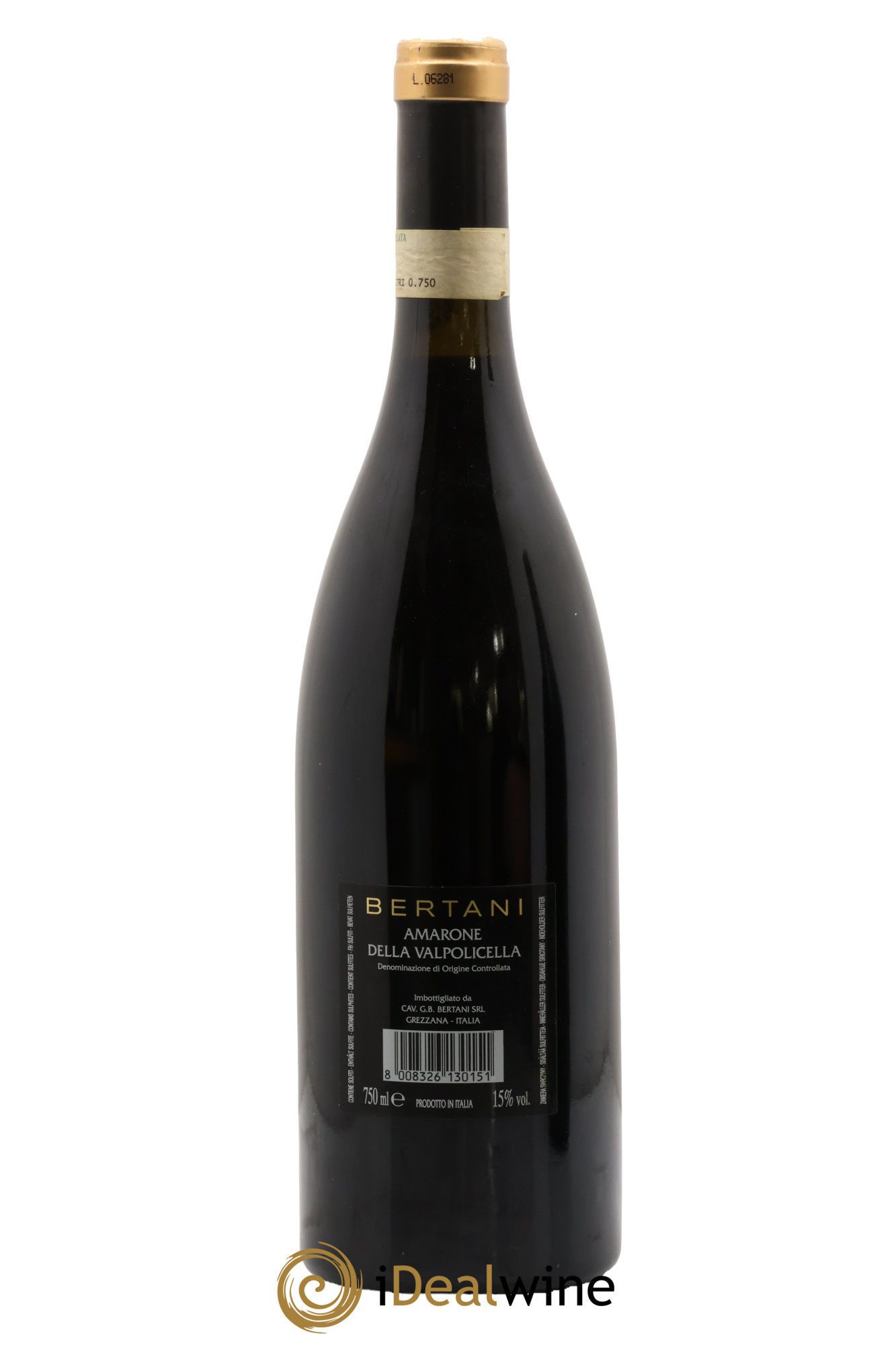 Amarone della Valpolicella DOC Bertani 2007 - Lot de 1 bouteille - 1
