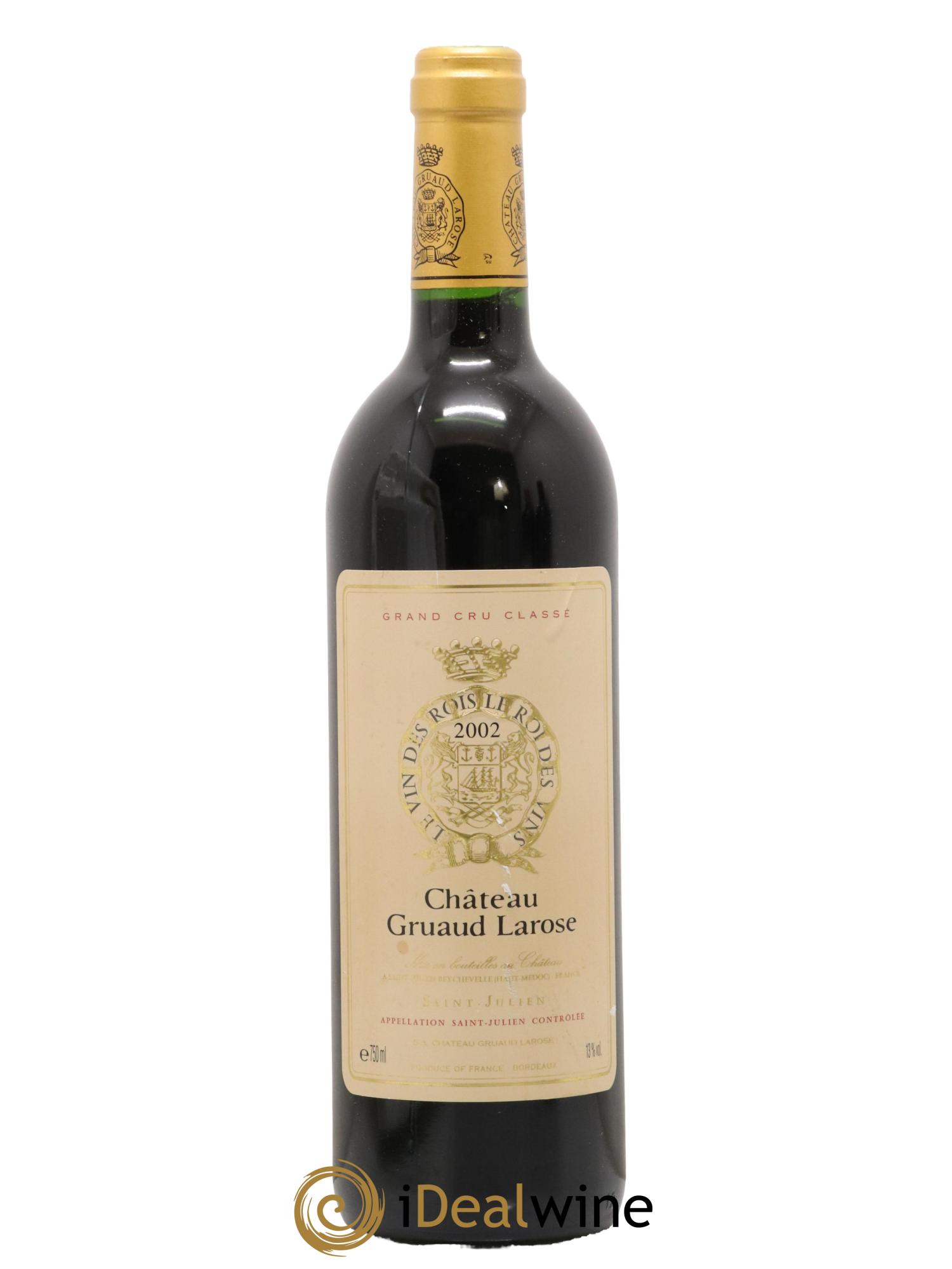 Château Gruaud Larose 2ème Grand Cru Classé 2002 - Lot de 1 bouteille - 0
