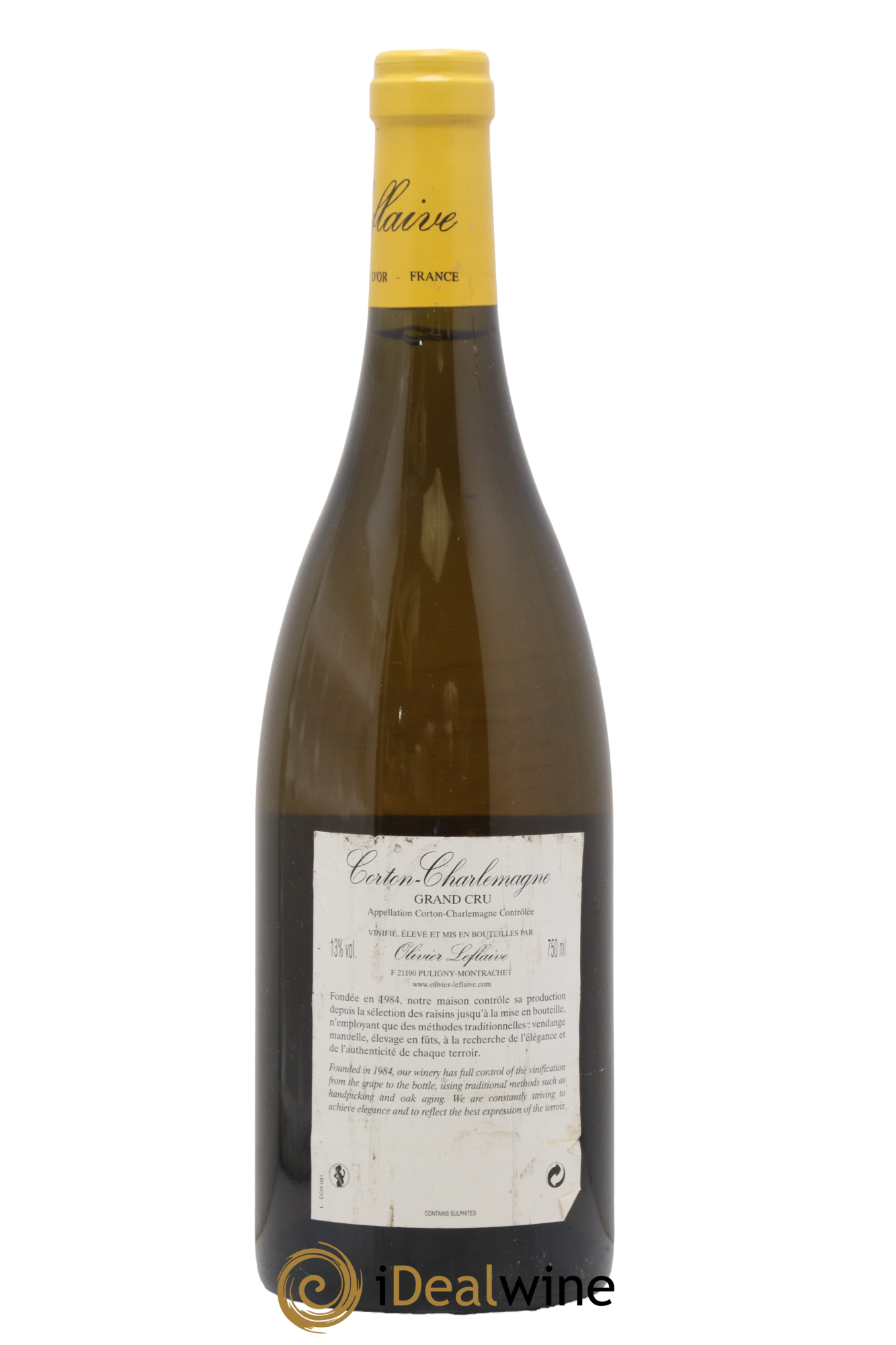 Corton-Charlemagne Grand Cru Olivier Leflaive 2008 - Lot de 1 bouteille - 1