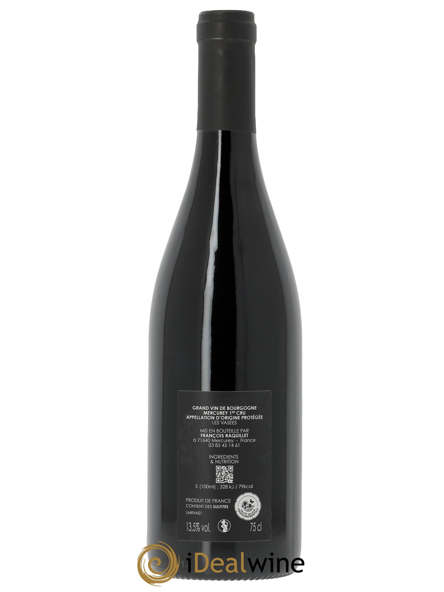 Mercurey 1er Cru Les Vasées François Raquillet 2024 - Lotto di 1 bottiglia - 1