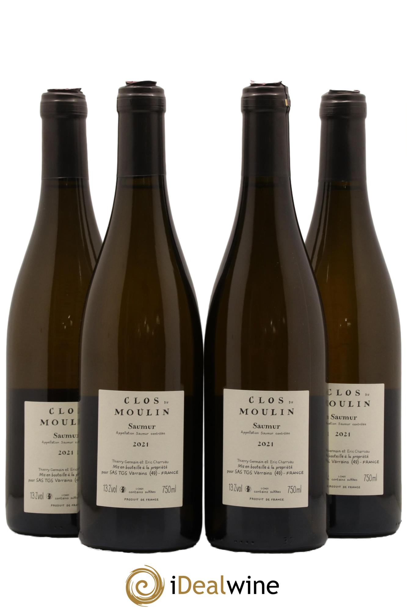 Saumur Clos du Moulin Domaine des Roches Neuves - Thierry Germain 2021 - Posten von 4 Flaschen - 1