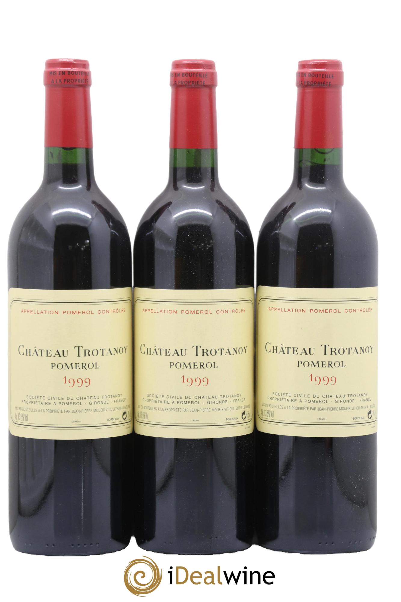 Château Trotanoy 1999 - Lot de 3 bouteilles - 0