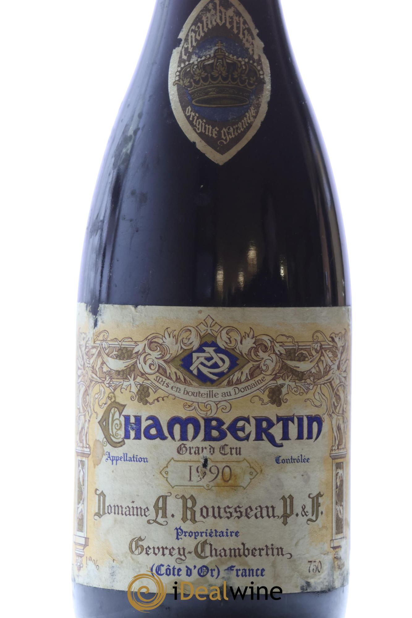 Chambertin Grand Cru Armand Rousseau (Domaine) 1990 - Lot de 1 bouteille - 2