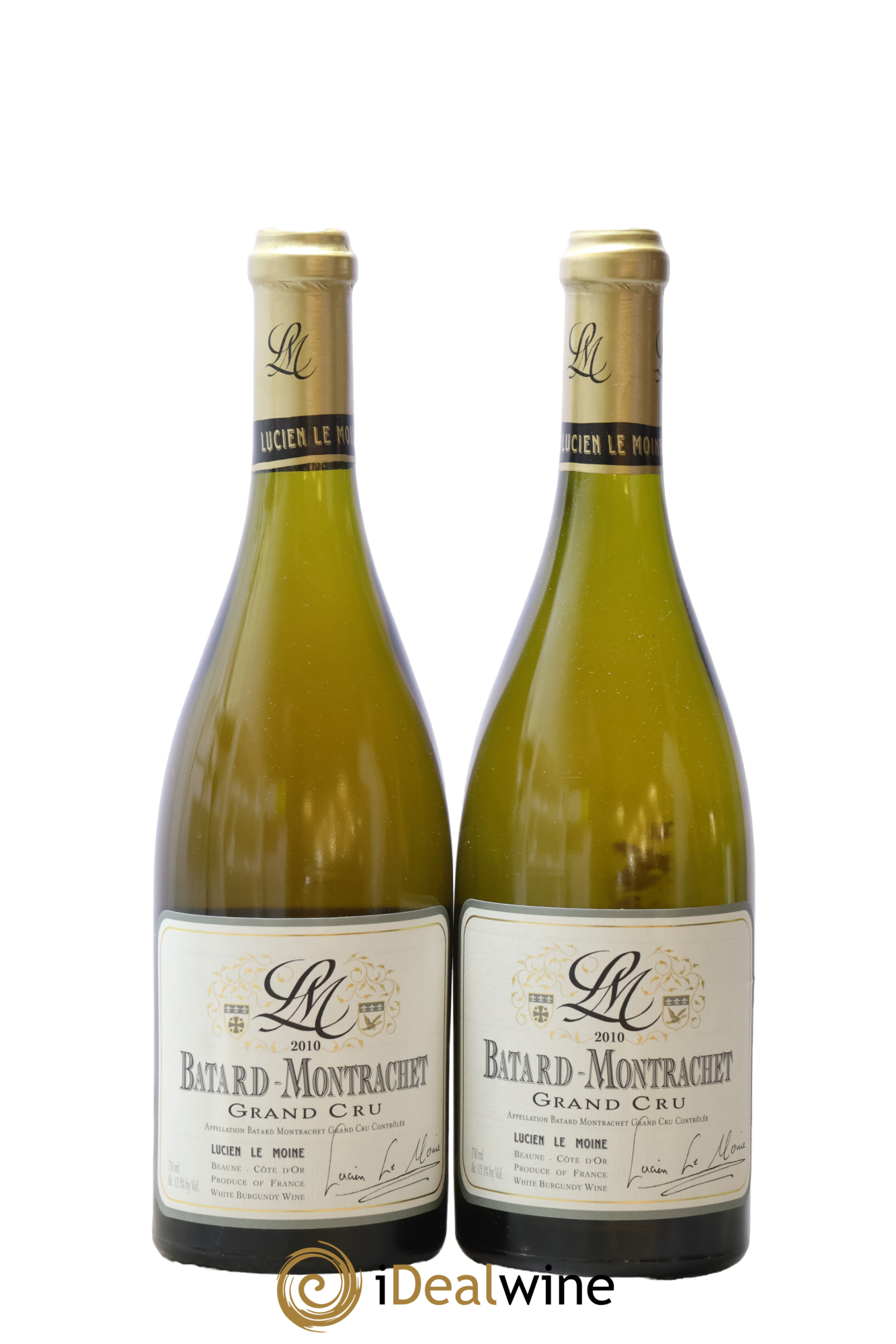 Bâtard-Montrachet Grand Cru Lucien Le Moine 2010 - Lot de 2 bouteilles - 0