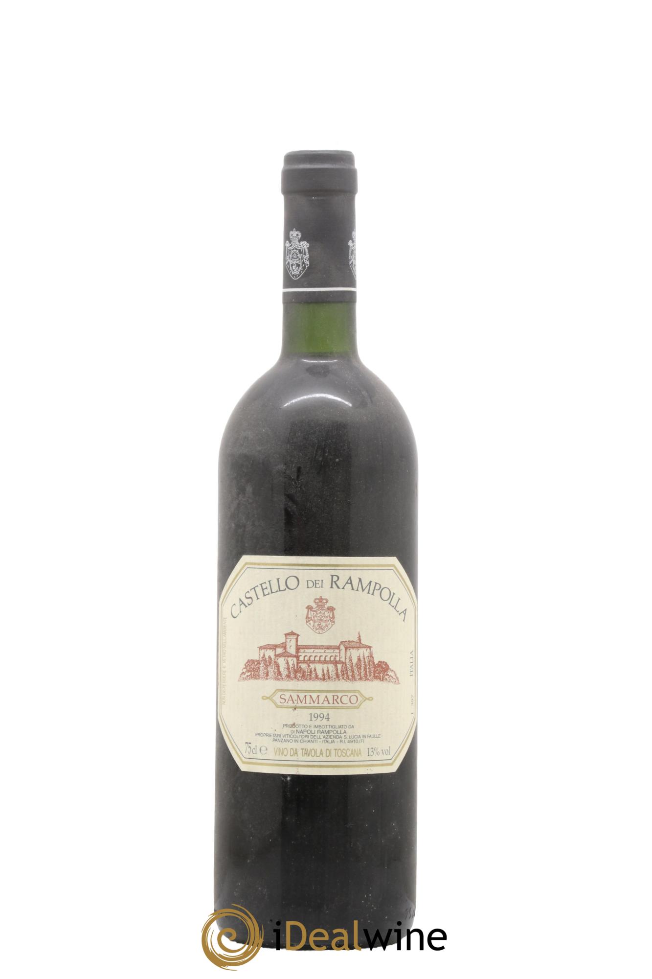 Italie Vino di Tavola Toscana IGT Castello dei Rampolla Sammarco 1994 - Lot de 1 bouteille - 0
