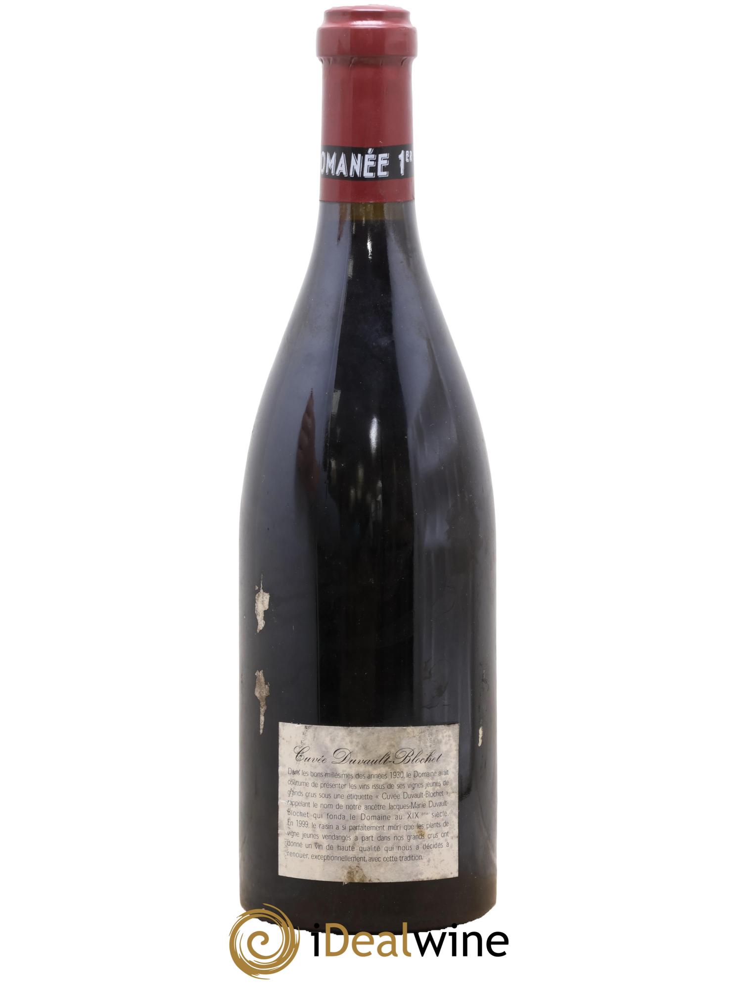 Vosne-Romanée 1er Cru Cuvée Duvault Blochet Domaine de la Romanée-Conti 1999 - Lot de 1 bouteille - 1