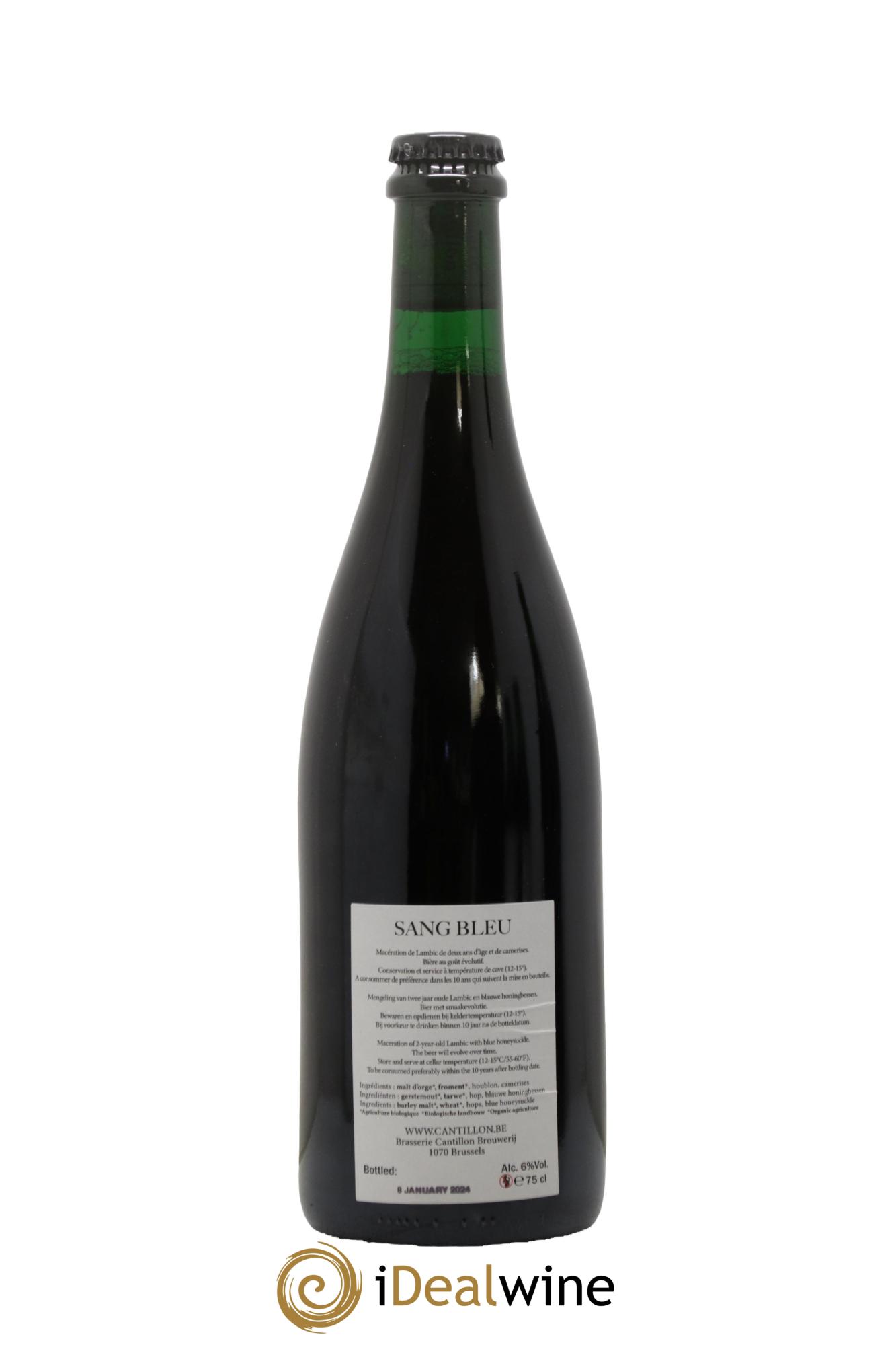 Bière Sang Bleu Gueuze Cantillon (bottled 2024) - Lotto di 1 bottiglia - 1