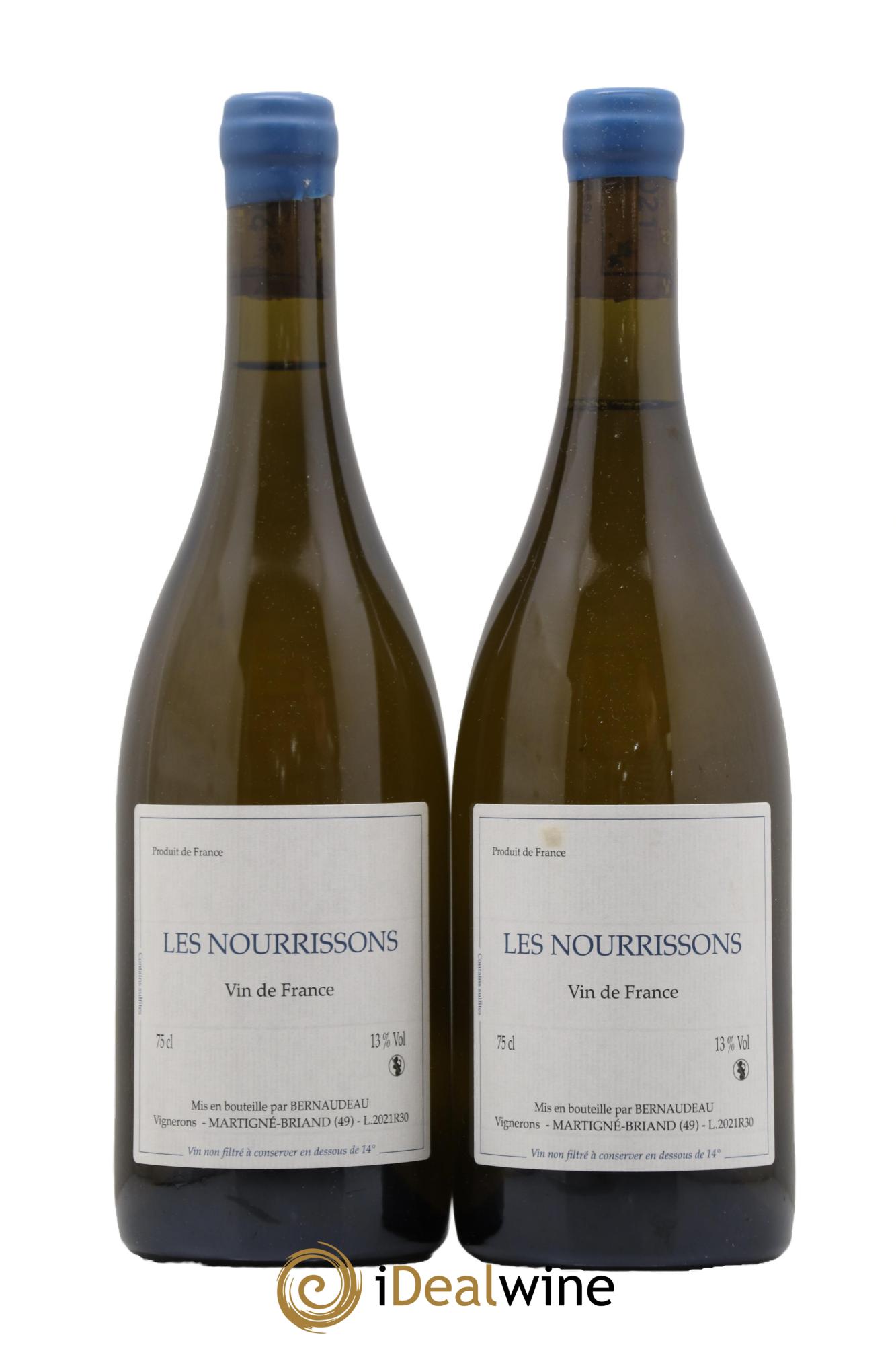 Vin de France Les Nourrissons Stéphane Bernaudeau 2021 - Lot de 2 bouteilles - 0