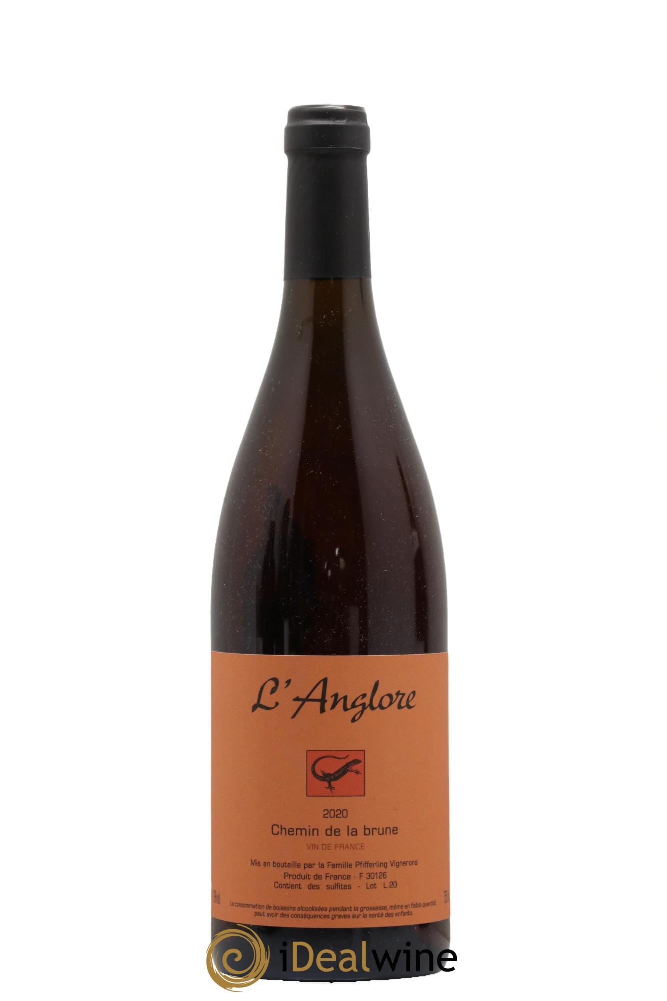 Vin de France Chemin de la brune L'Anglore 2020 - Posten von 1 Flasche - 0
