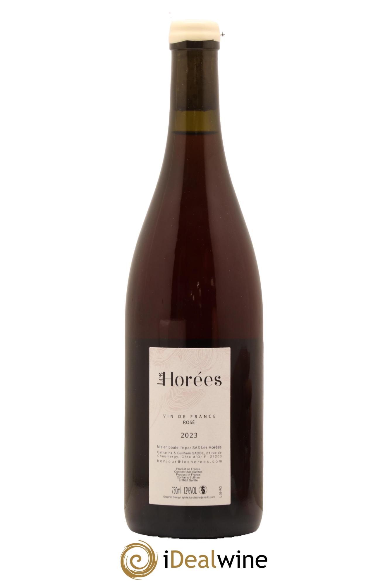 Bourgogne Rosé Bonheur Les Horées 2023 - Lot de 1 bouteille - 1