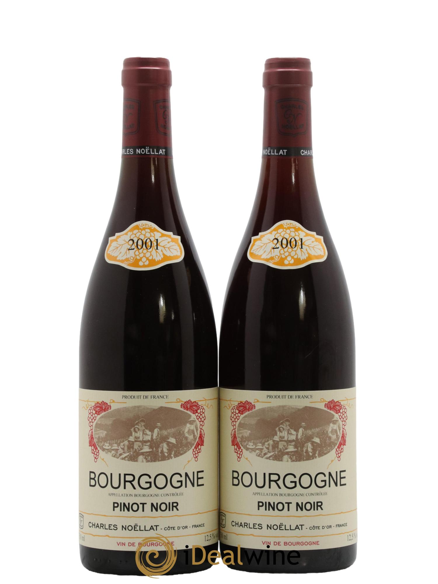 Bourgogne Domaine Charles Noellat 2001 - Lot de 2 bouteilles - 0
