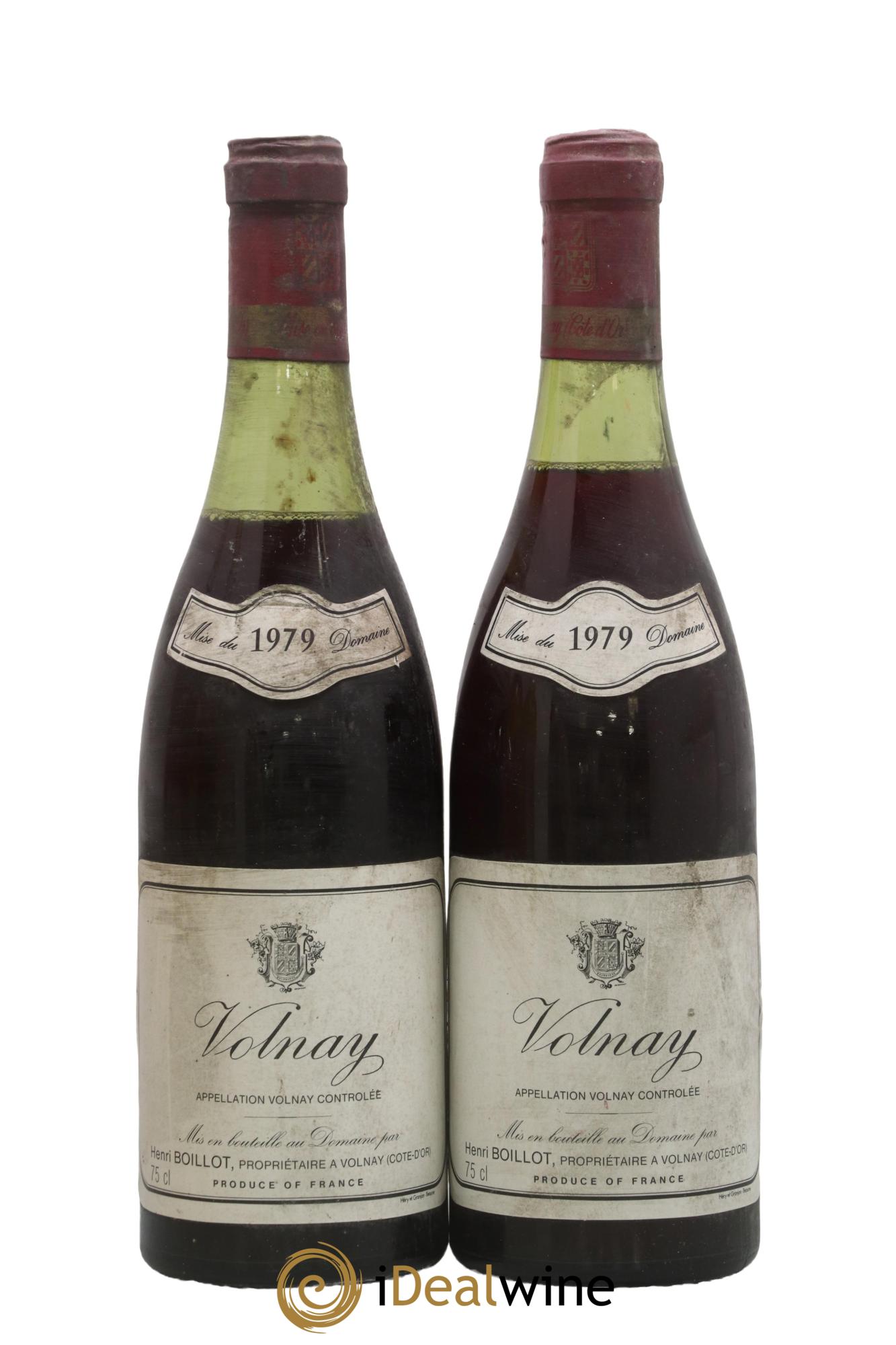 Volnay Henri Boillot (Domaine) 1979 - Lot de 2 bouteilles - 0