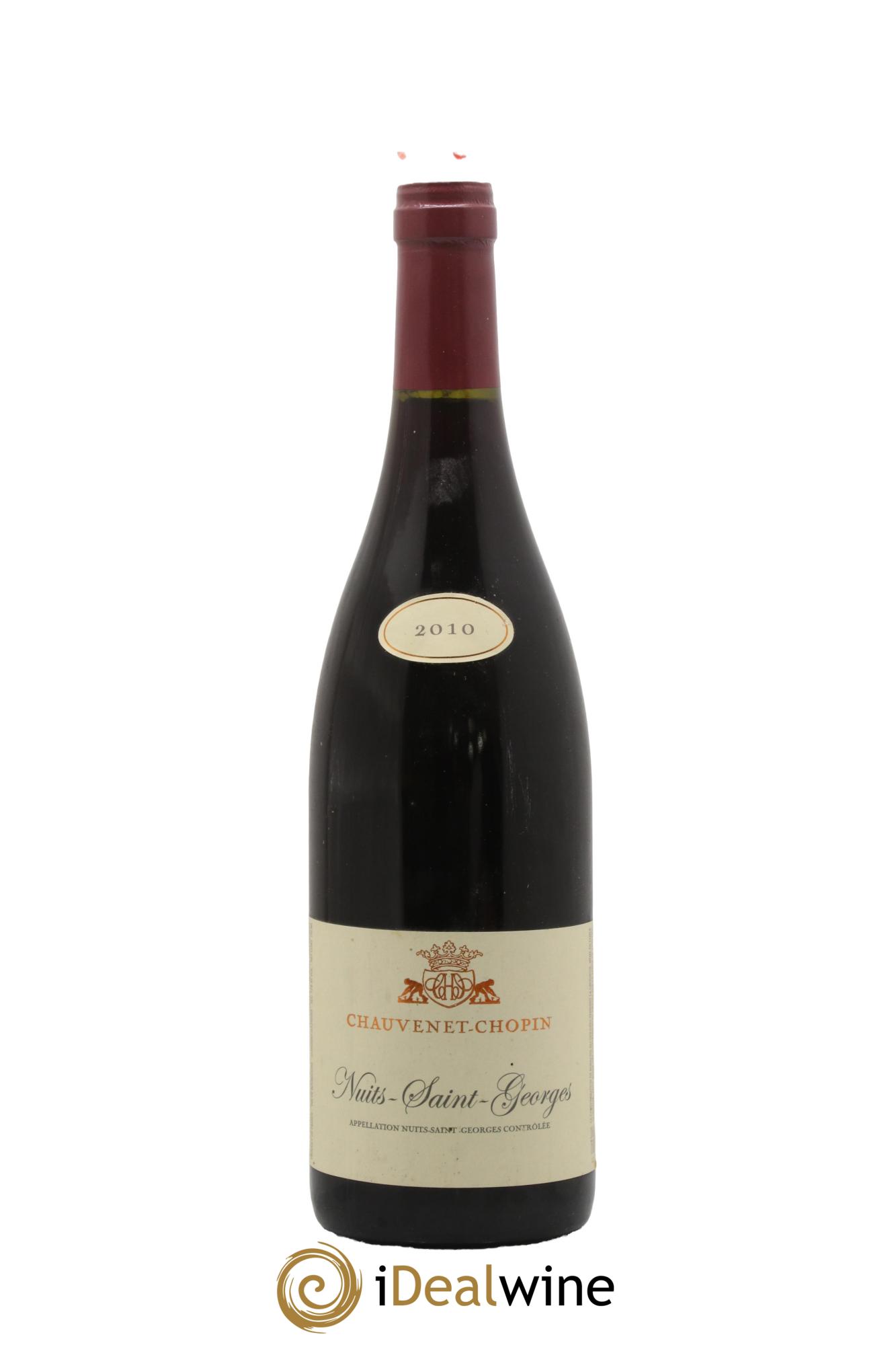 Nuits-Saint-Georges Chauvenet-Chopin 2010 - Lot de 1 bouteille - 0