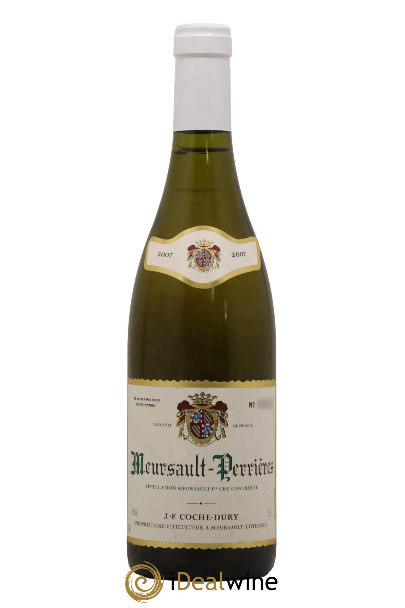 Meursault 1er Cru Perrières Coche Dury (Domaine) 2007 - Lot de 1 bouteille - 0