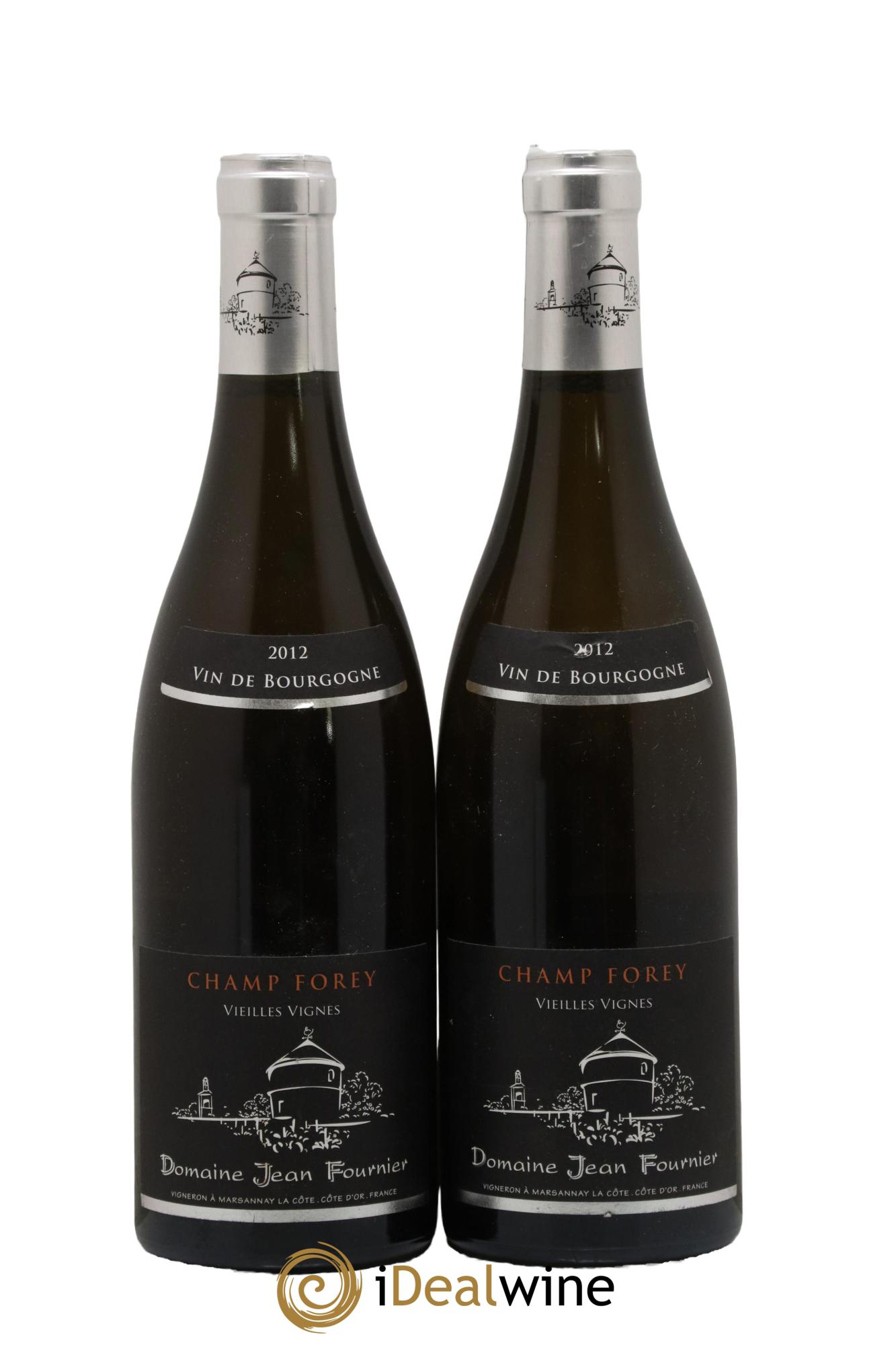Vin de France Champ Forey Vieilles Vignes Jean Fournier 2012 - Lot de 2 bouteilles - 0