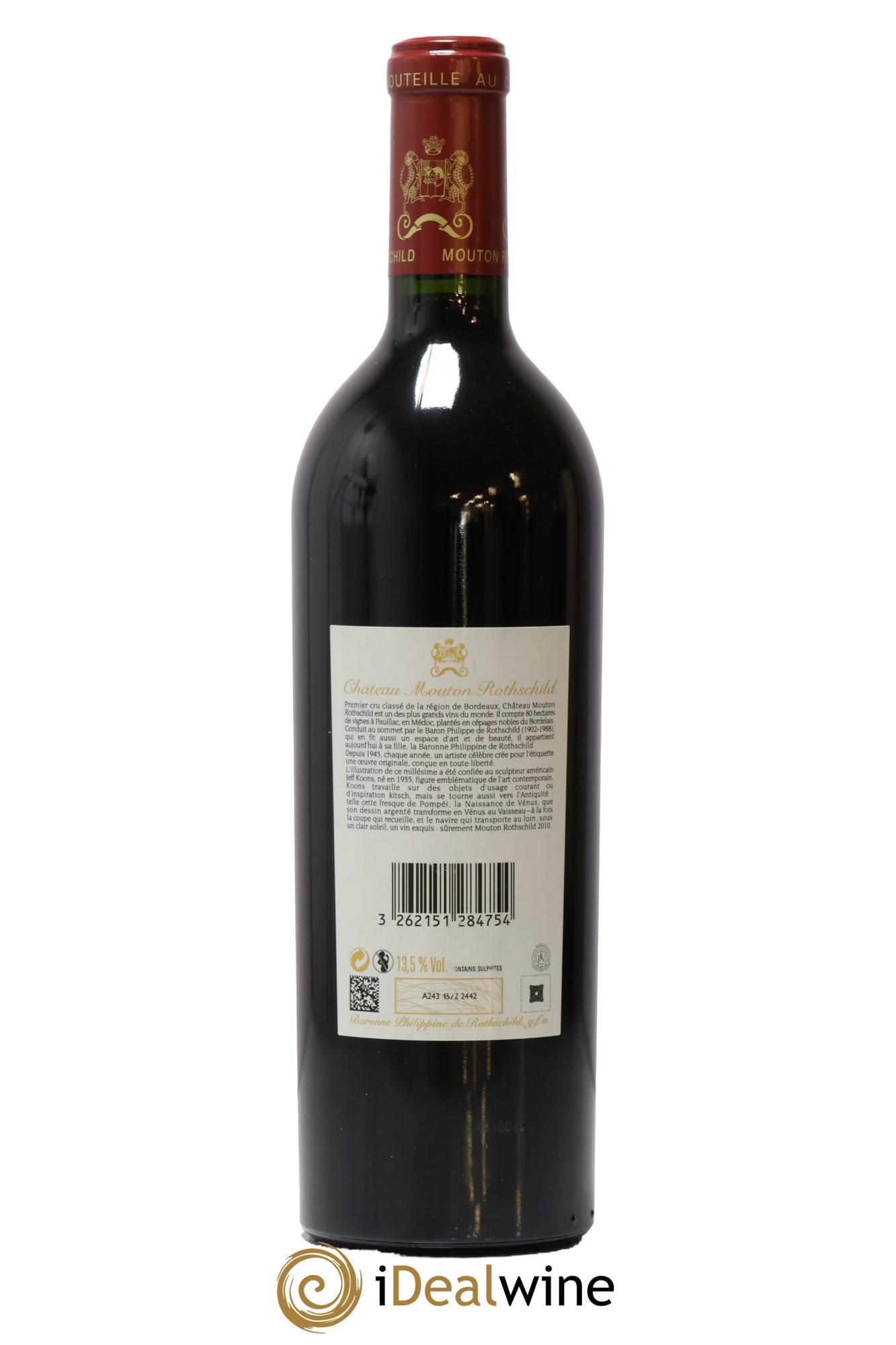 Château Mouton Rothschild 1er Grand Cru Classé 2010 - Lot de 1 bouteille - 2