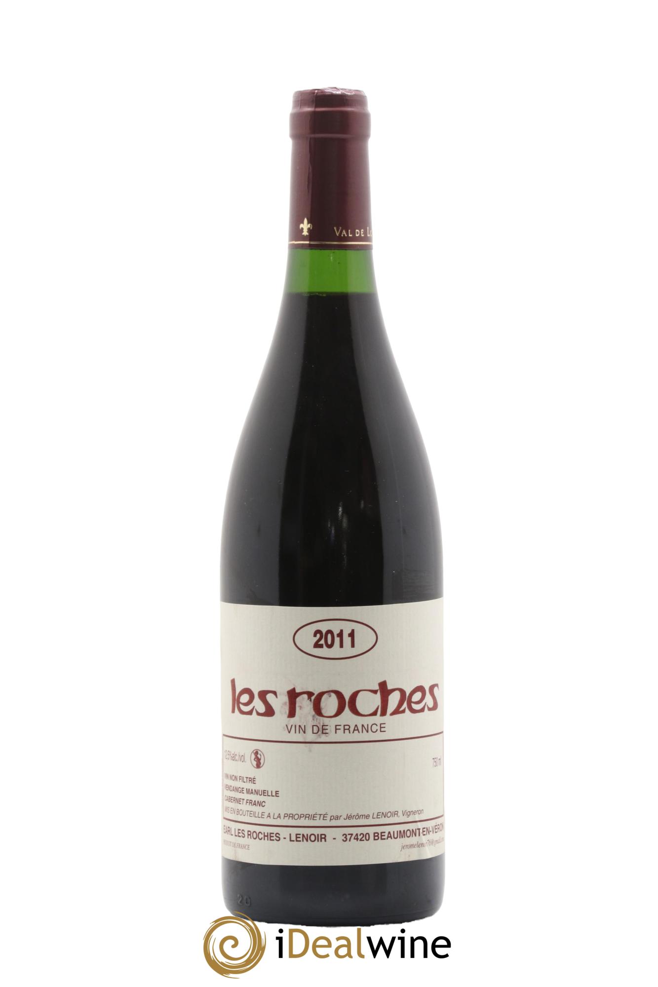Vin de France Les Roches Lenoir (Domaine) 2011 - Lot de 1 bouteille - 0
