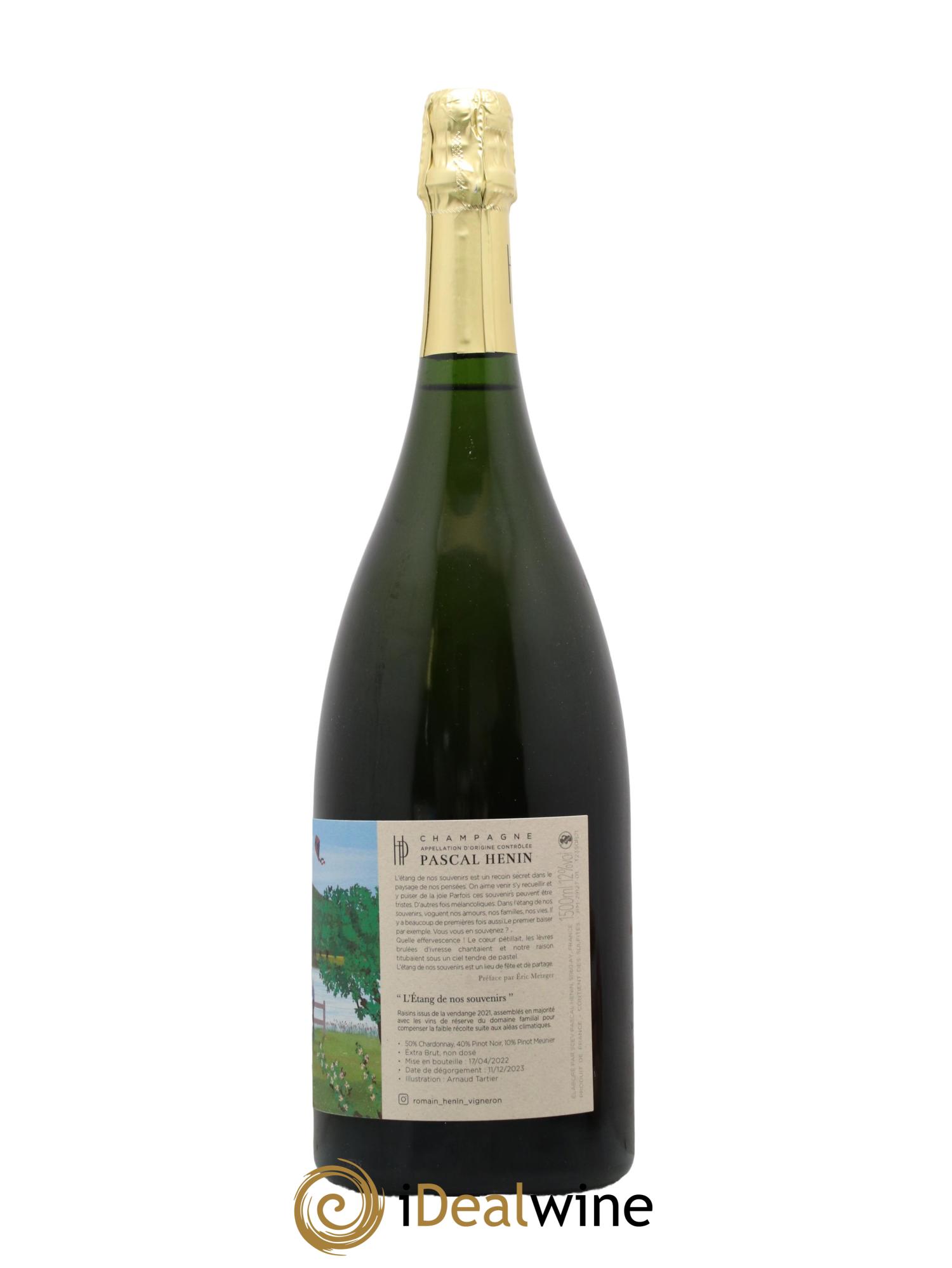 Champagne L'étang de nos Souvenirs Maison Pascal Henin - Posten von 1 Magnum - 1
