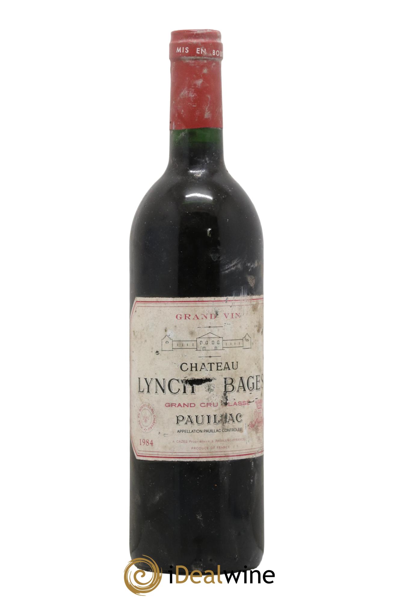 Château Lynch Bages 5ème Grand Cru Classé 1984 - Posten von 1 Flasche - 0
