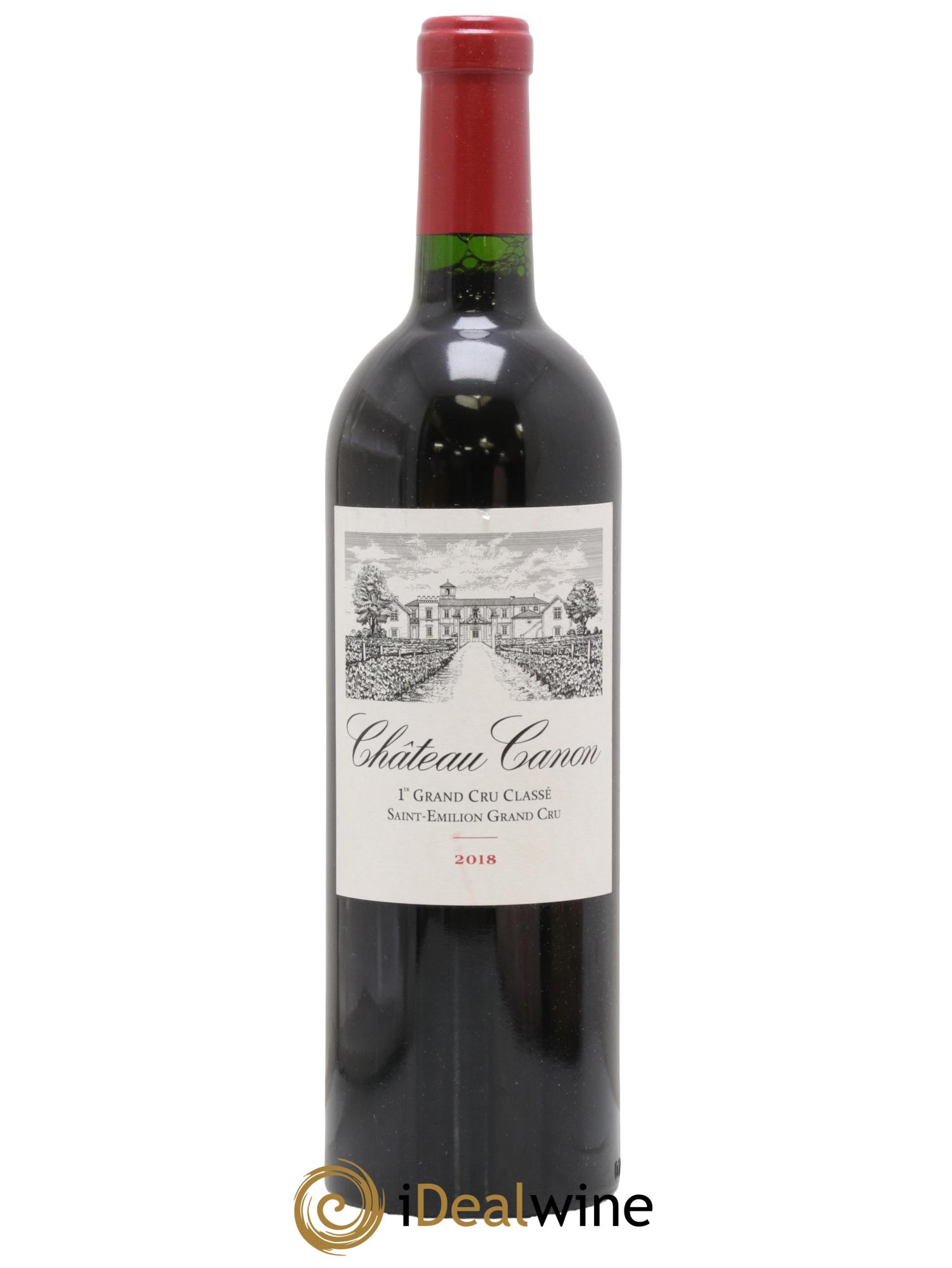 Château Canon 1er Grand Cru Classé B 2018 - Lot de 1 bouteille - 0