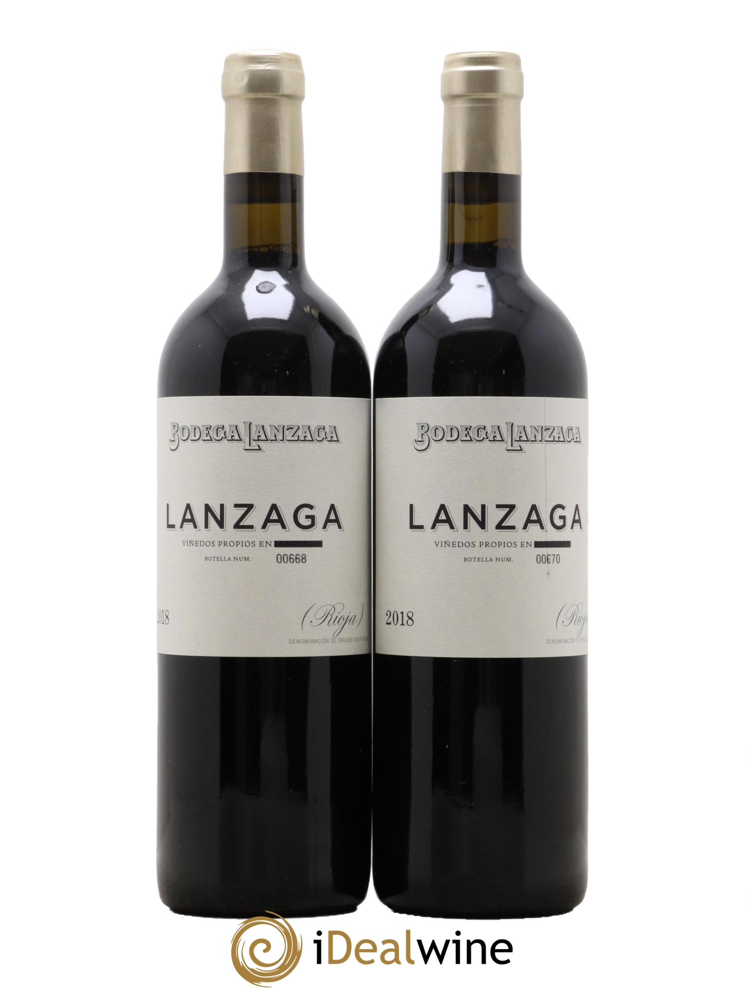 Rioja DOCA Lanzaga Bodega Lanzaga 2018 - Lot de 2 bouteilles - 0
