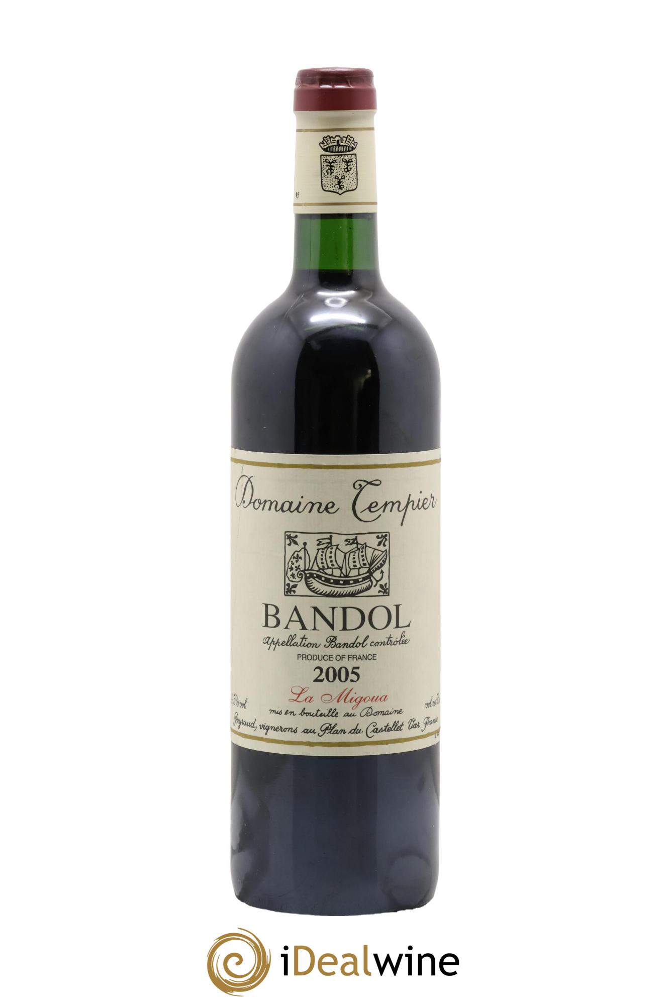 Bandol Domaine Tempier Cuvée La Migoua Famille Peyraud 2005 - Lot of 1 bottle - 0