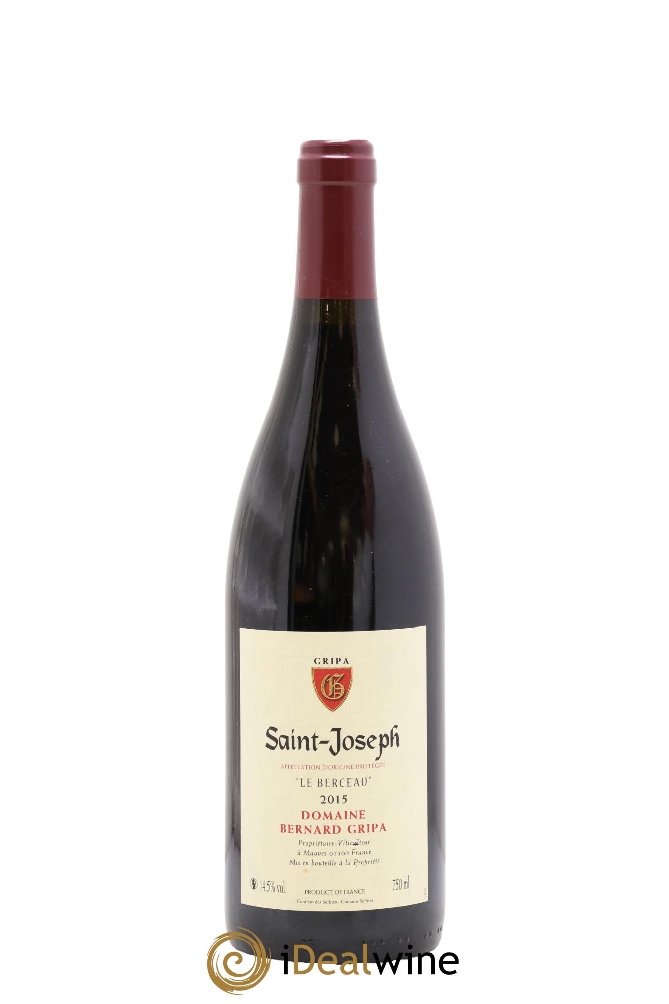Saint-Joseph Le Berceau Bernard Gripa (Domaine) 2015 - Lot of 1 bottle - 0