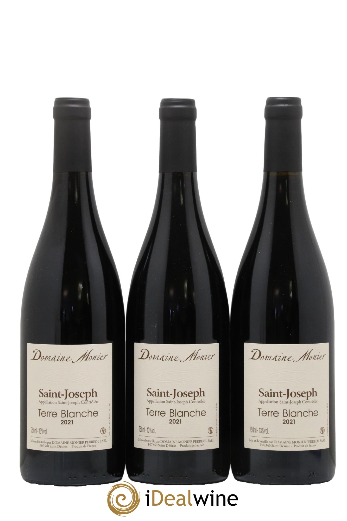 Saint-Joseph Terre Blanche Monier Perréol 2021 - Lotto di 3 bottiglie - 0