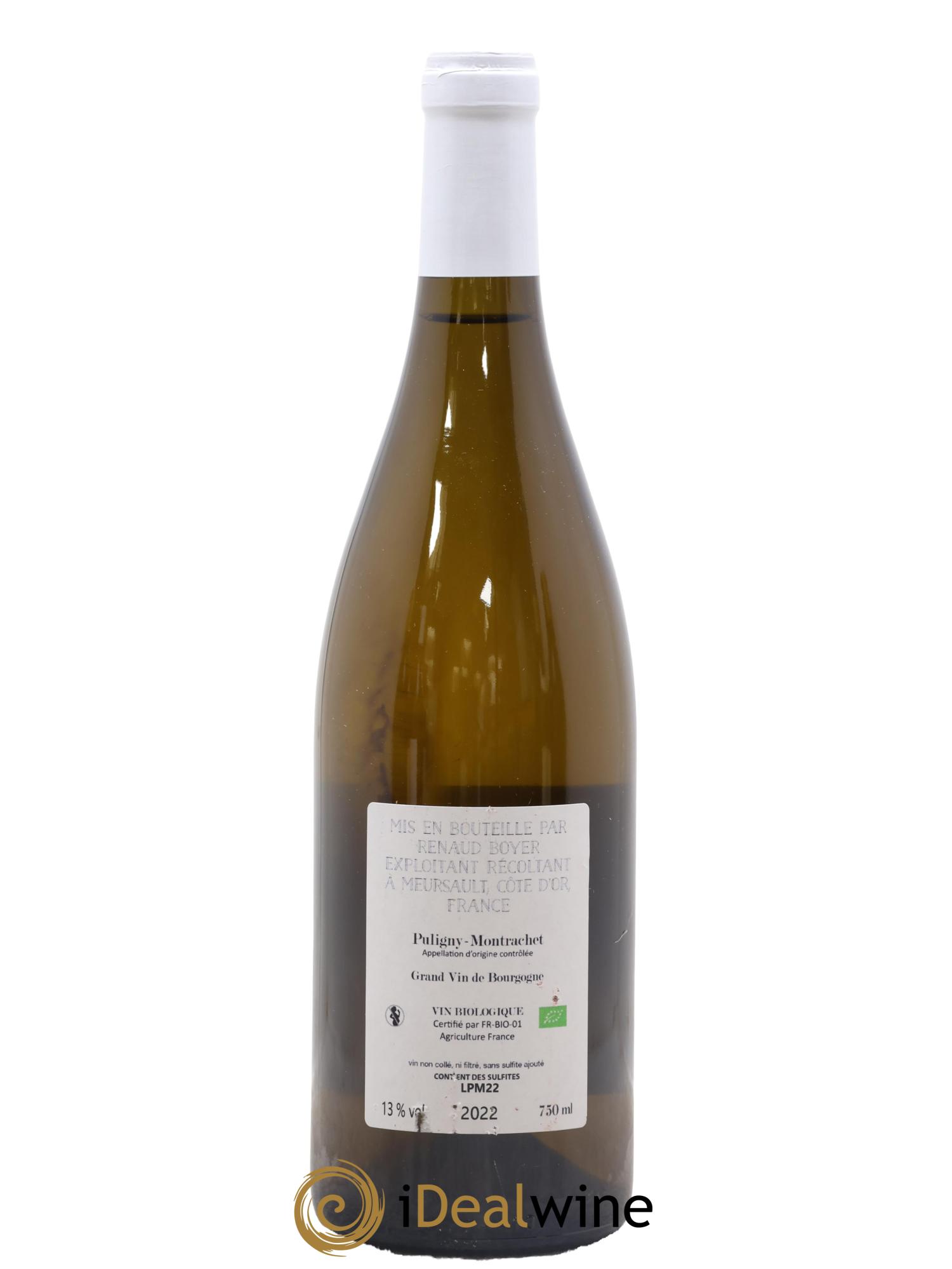 Puligny-Montrachet Les Reuchaux Renaud Boyer 2022 - Posten von 1 Flasche - 1