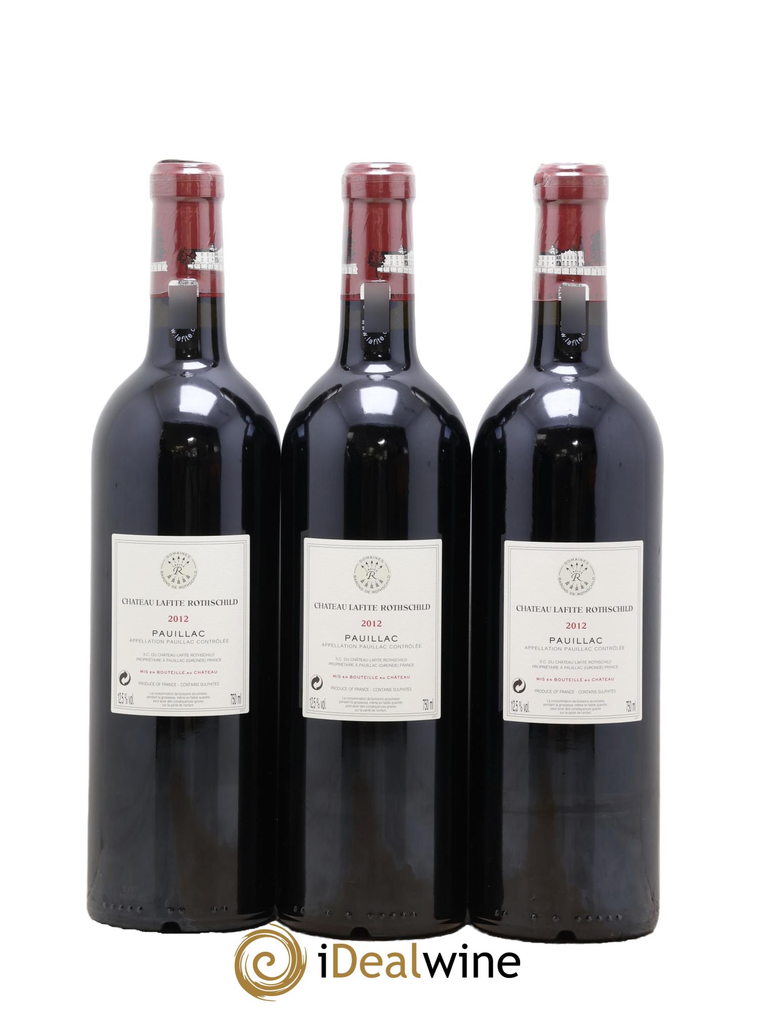 Château Lafite Rothschild 1er Grand Cru Classé 2012 - Lot de 6 bouteilles - 4
