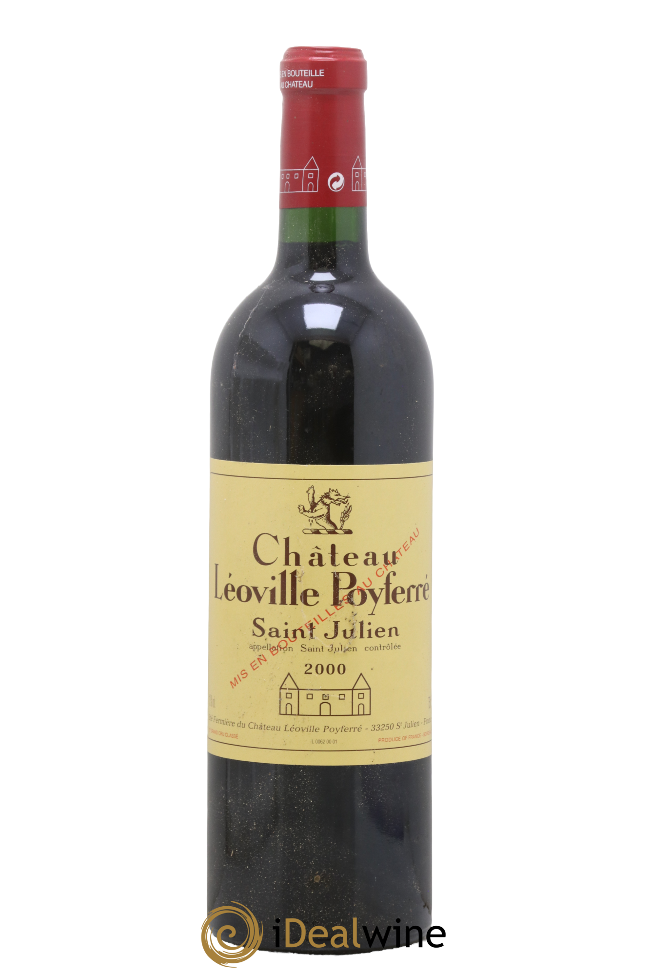 Château Léoville Poyferré 2ème Grand Cru Classé 2000 - Lot de 1 bouteille - 0