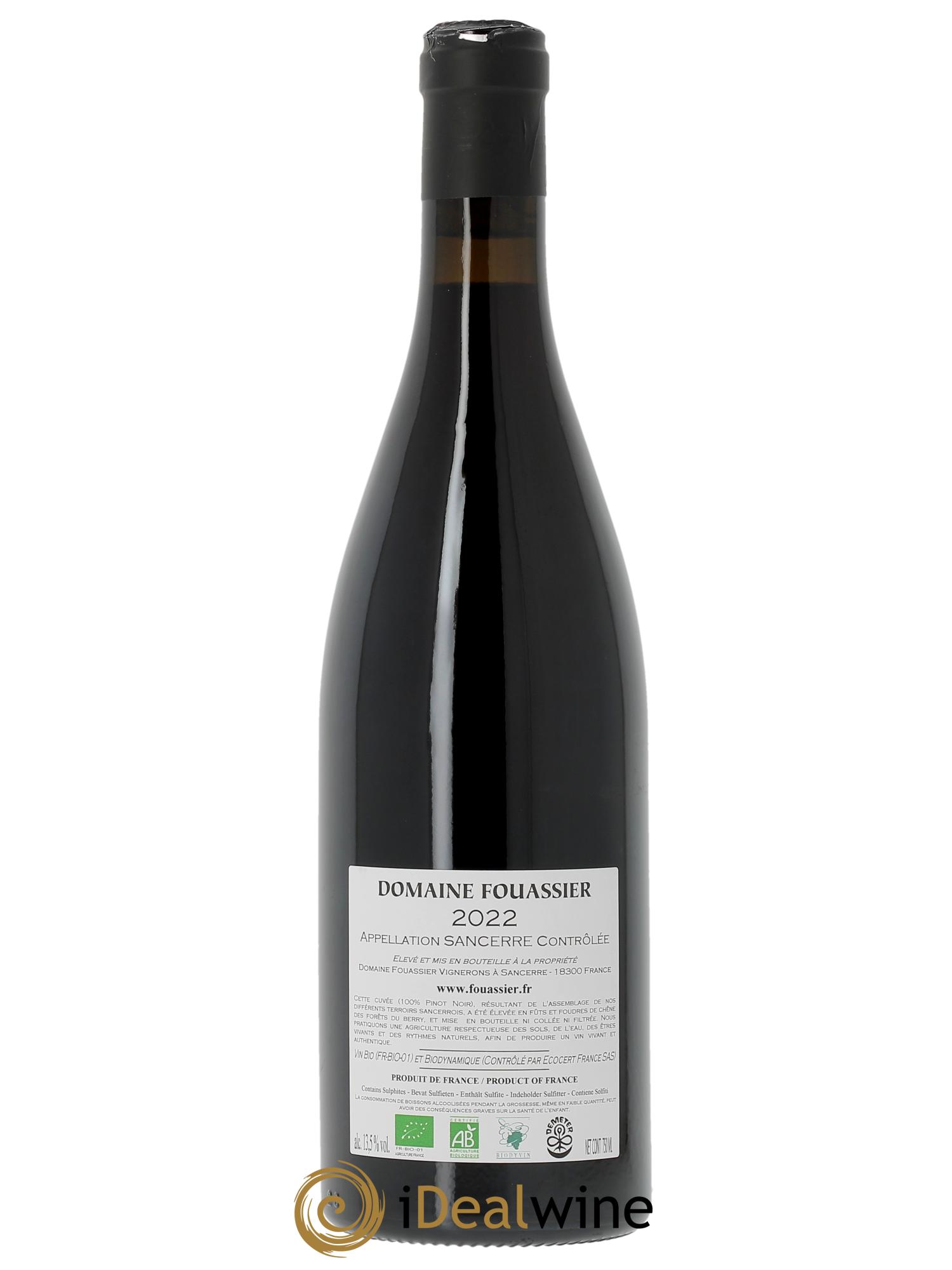 Sancerre Fouassier (Domaine) 2022 - Lot de 1 bouteille - 1