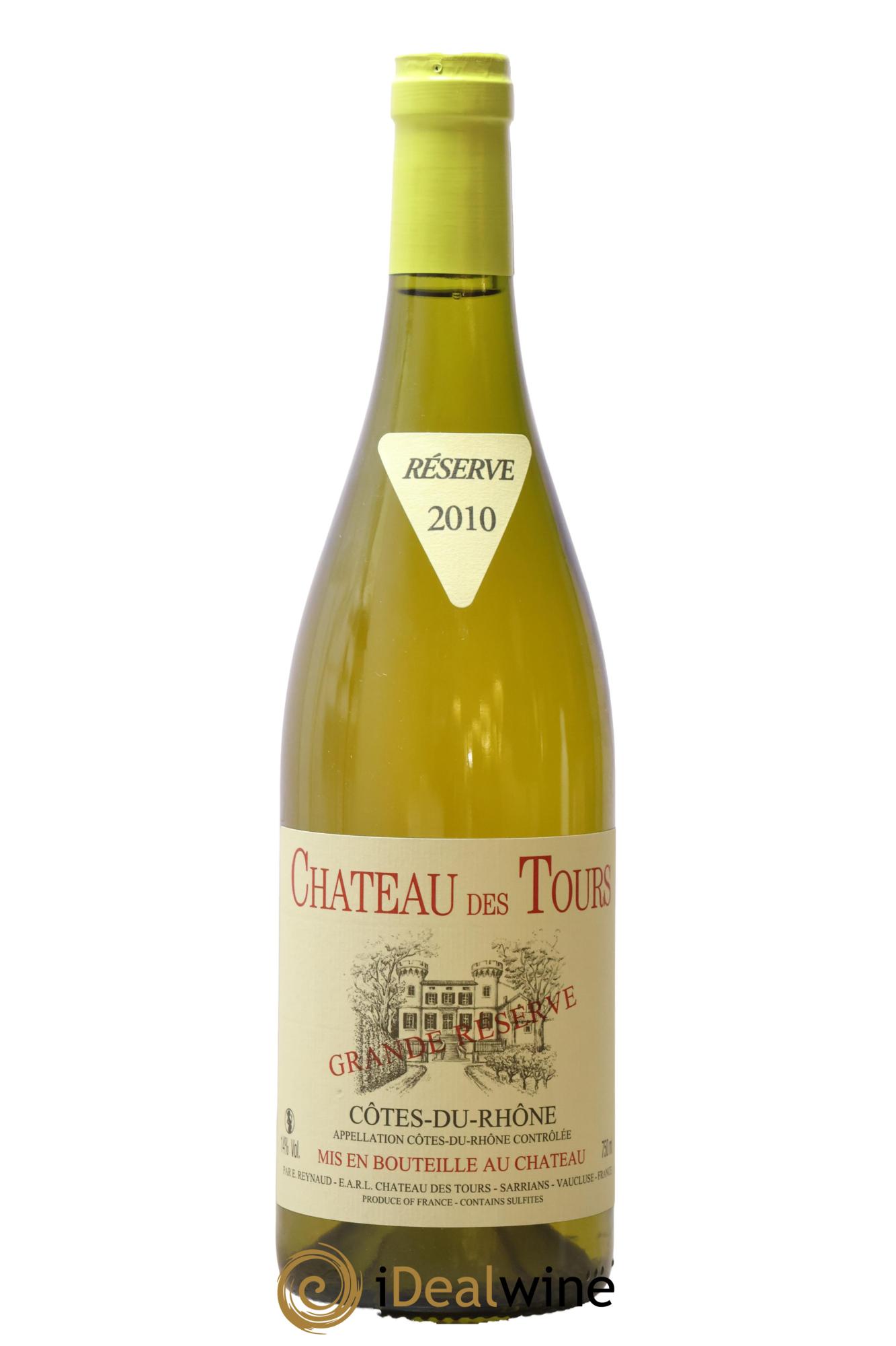 Côtes-du-Rhône Château des Tours Grande Réserve Emmanuel Reynaud 2010 - Posten von 1 Flasche - 0