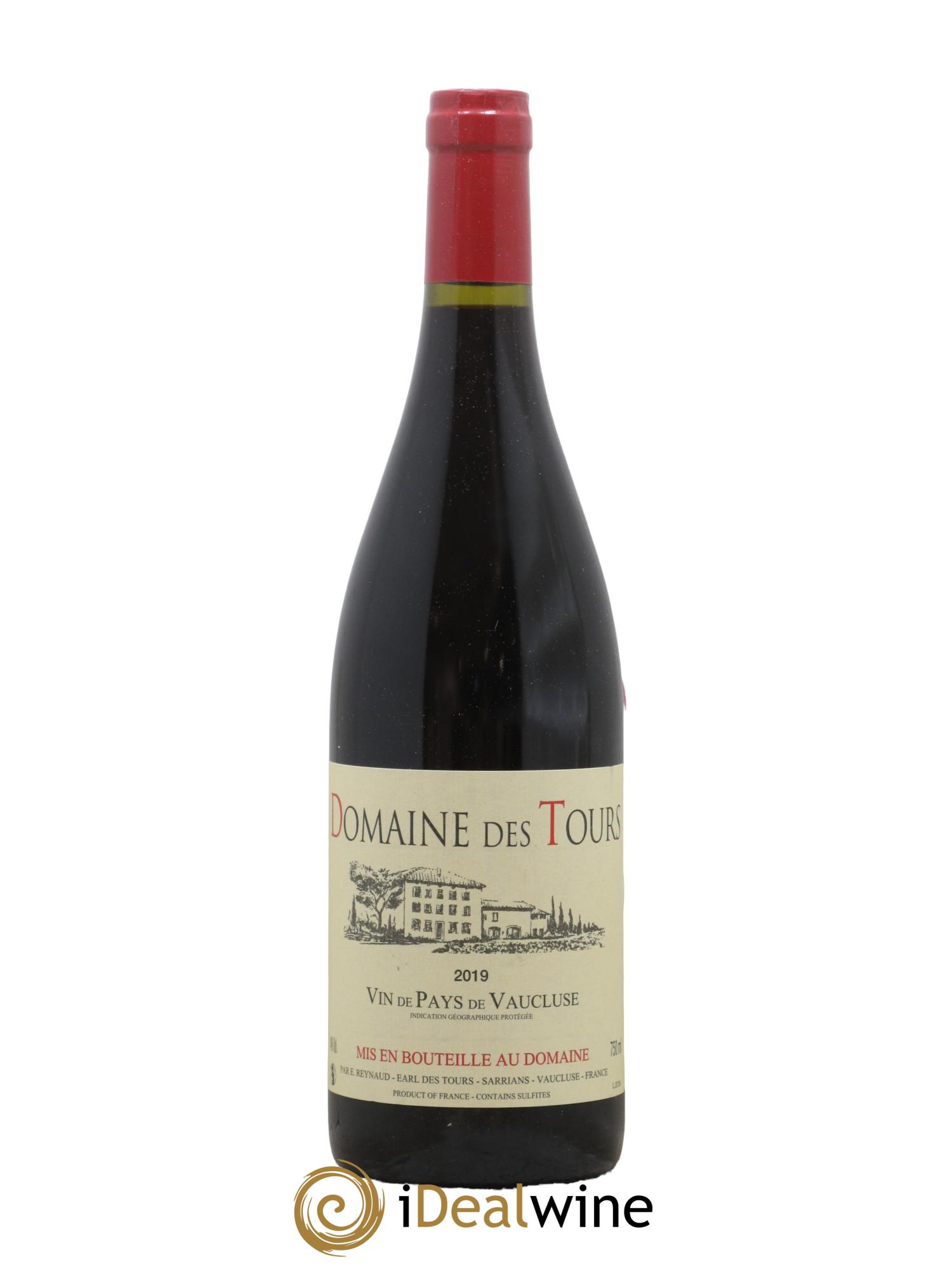 Vaucluse (Vin de Pays de Vaucluse) Domaine des Tours Emmanuel Reynaud 2019 - Lot de 1 bouteille - 0
