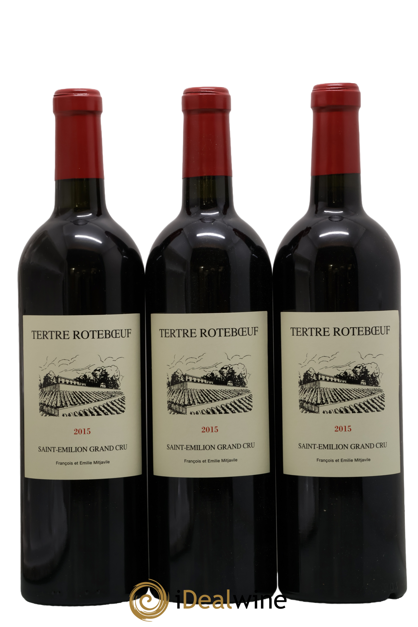 Château Tertre Roteboeuf 2015 - Lot de 3 bouteilles - 0