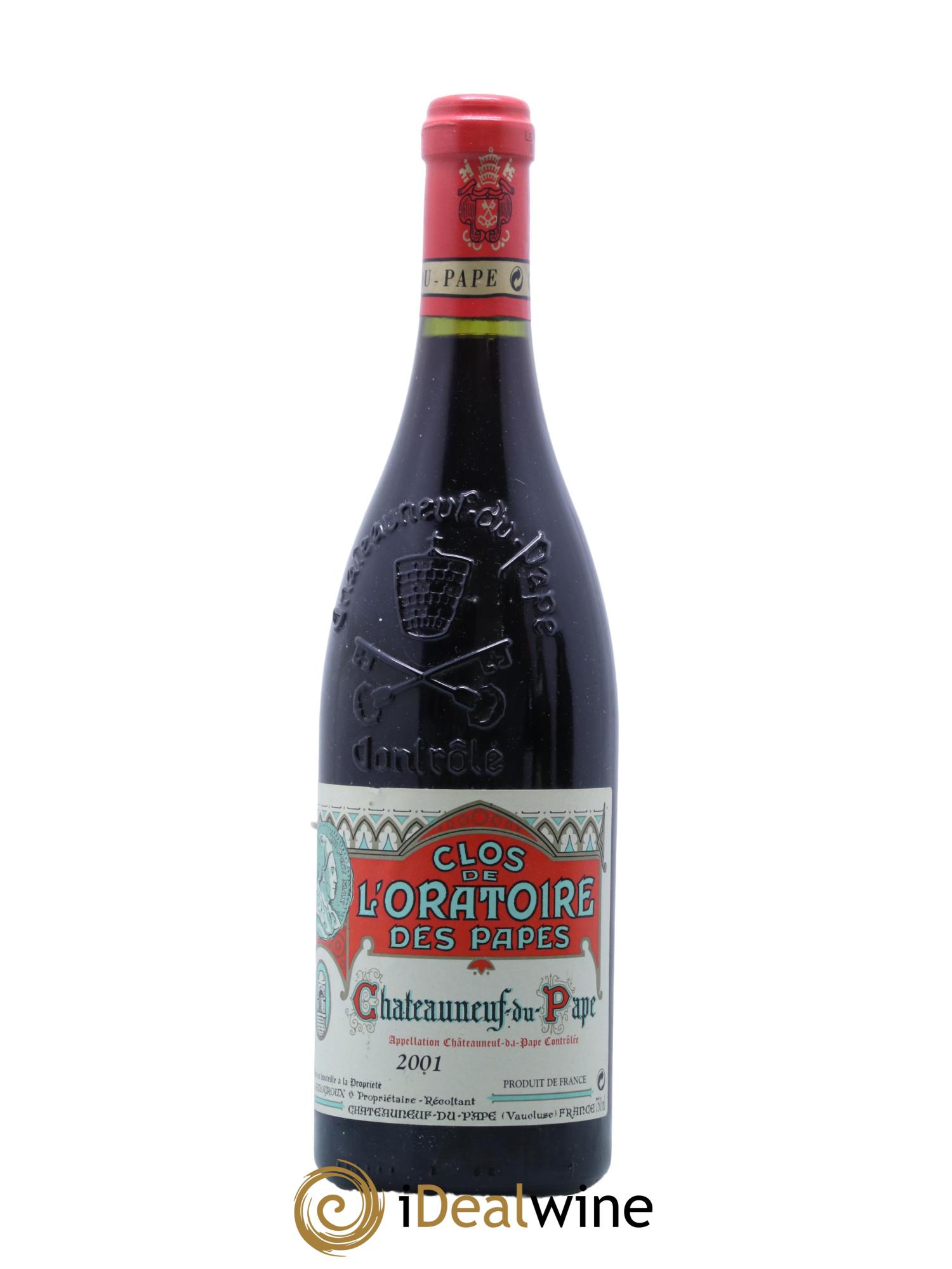 Châteauneuf-du-Pape Clos de l'Oratoire des Papes 2001 - Lot de 1 bouteille - 0
