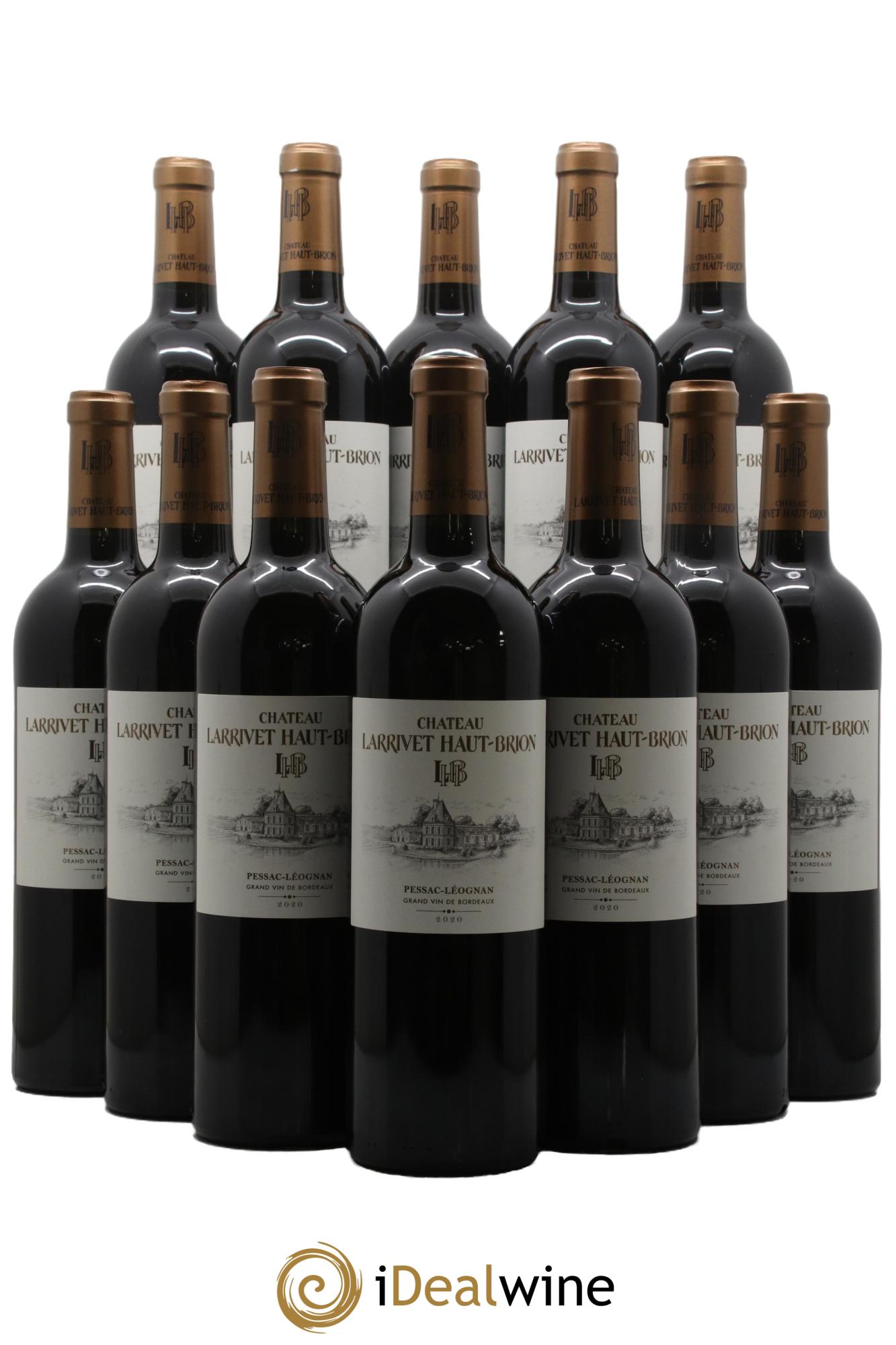 Château Larrivet Haut-Brion 2020 - Lot de 12 bouteilles - 0