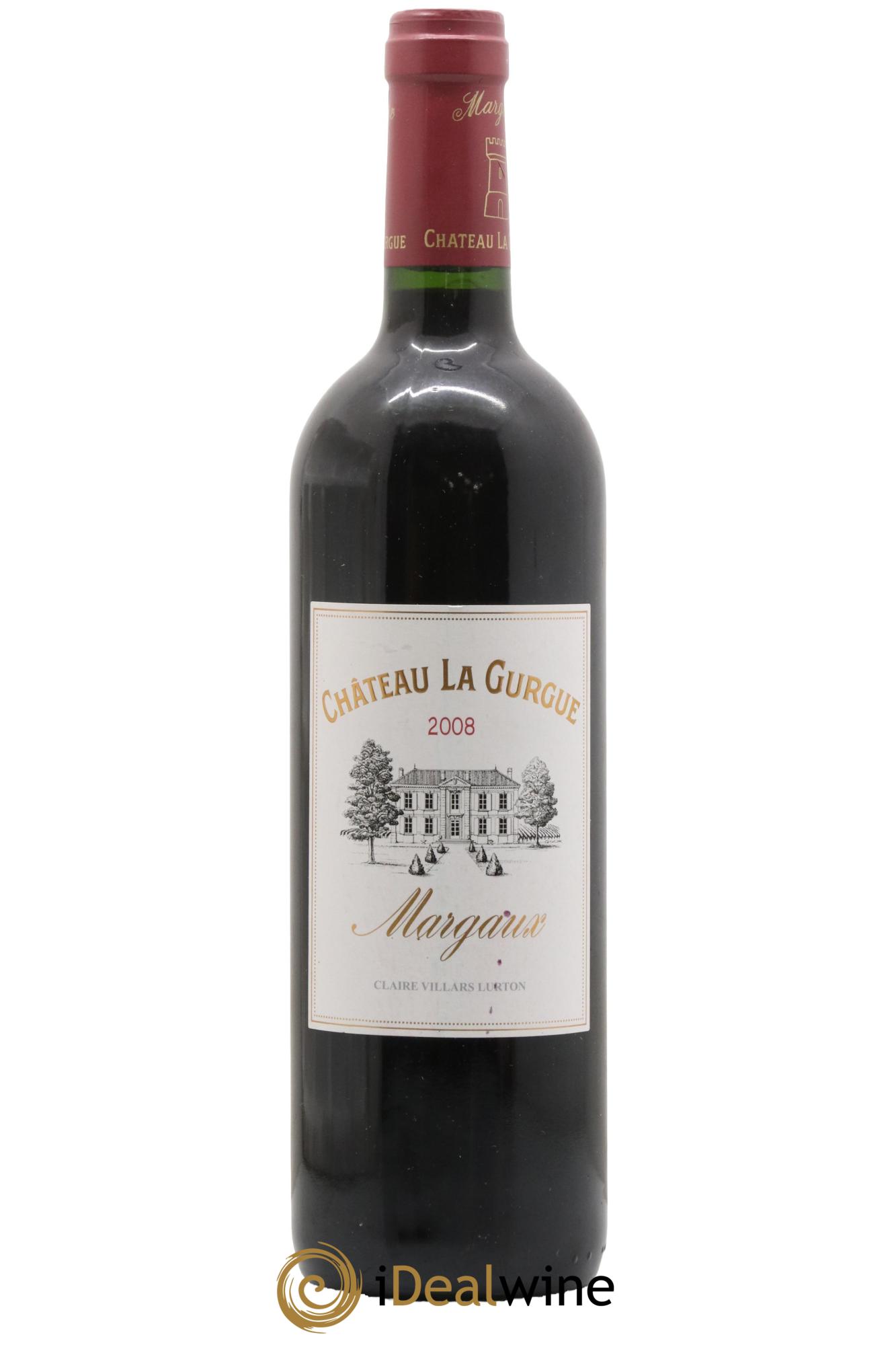 Château la Gurgue Cru Bourgeois 2008 - Lot de 1 bouteille - 0