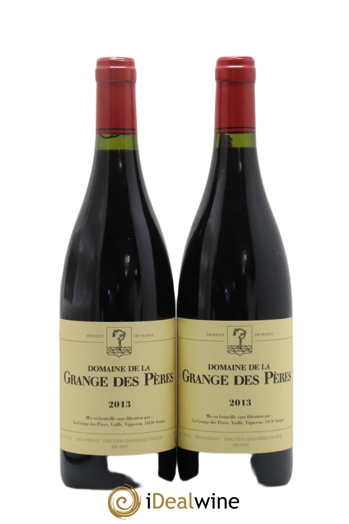 IGP Pays d'Hérault Grange des Pères Laurent Vaillé 2013 - Lotto di 2 bottiglie - 0