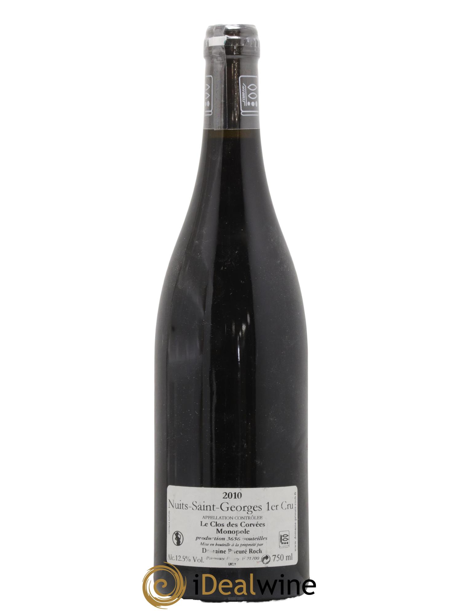 Nuits-Saint-Georges 1er Cru Le Clos des Corvées Prieuré Roch 2010 - Lot de 1 bouteille - 1