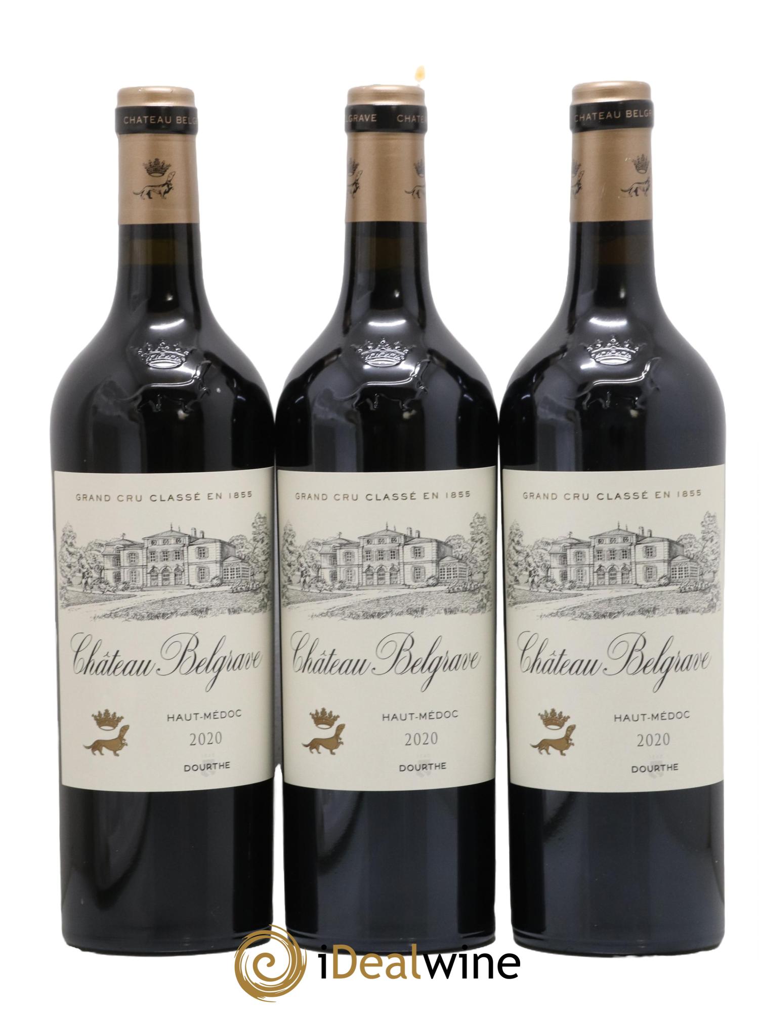Château Belgrave 5ème Grand Cru Classé 2020 - Lot de 6 bouteilles - 2
