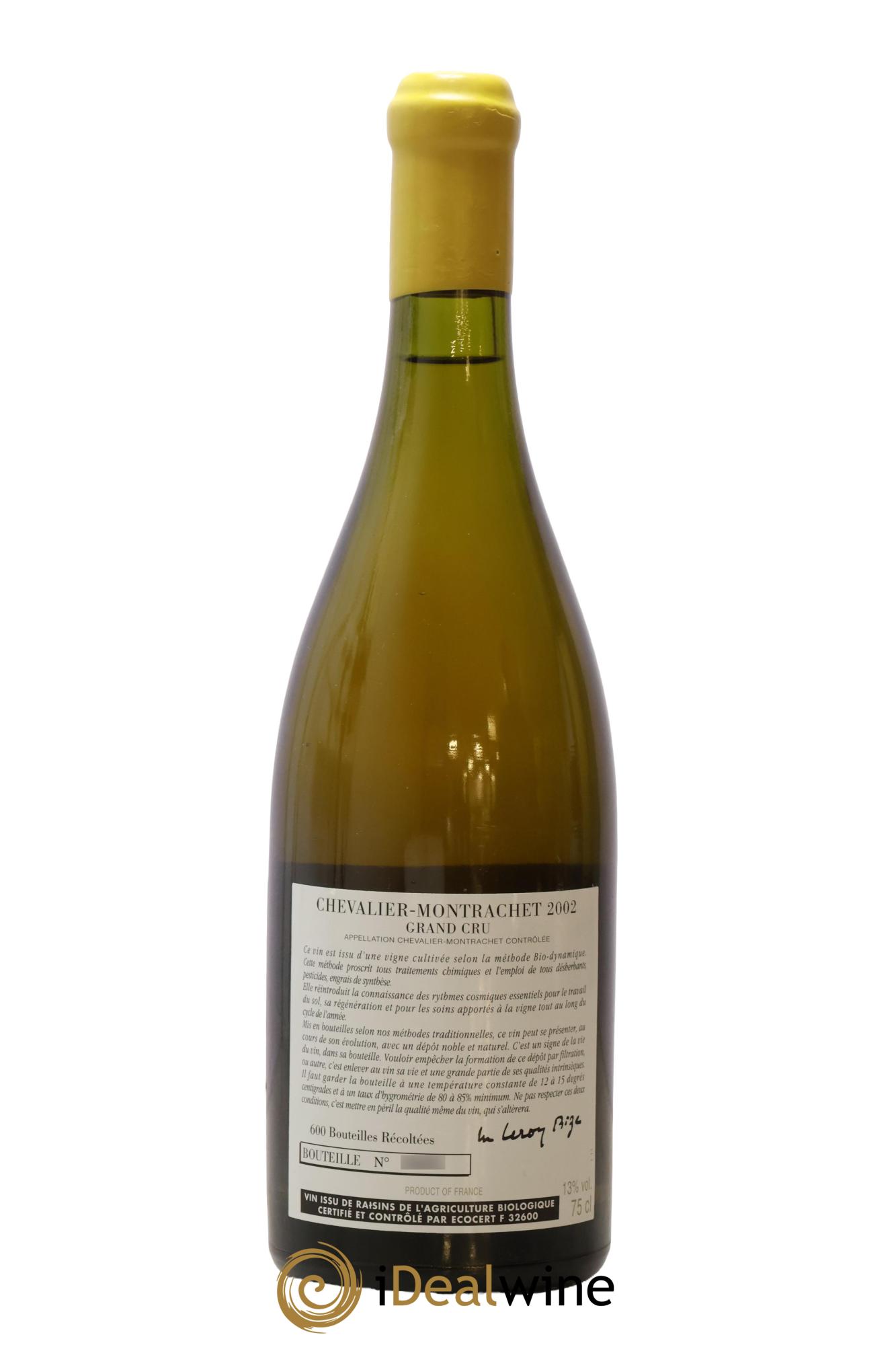 Chevalier-Montrachet Grand Cru d'Auvenay (Domaine) 2002 - Lot of 1 bottle - 1