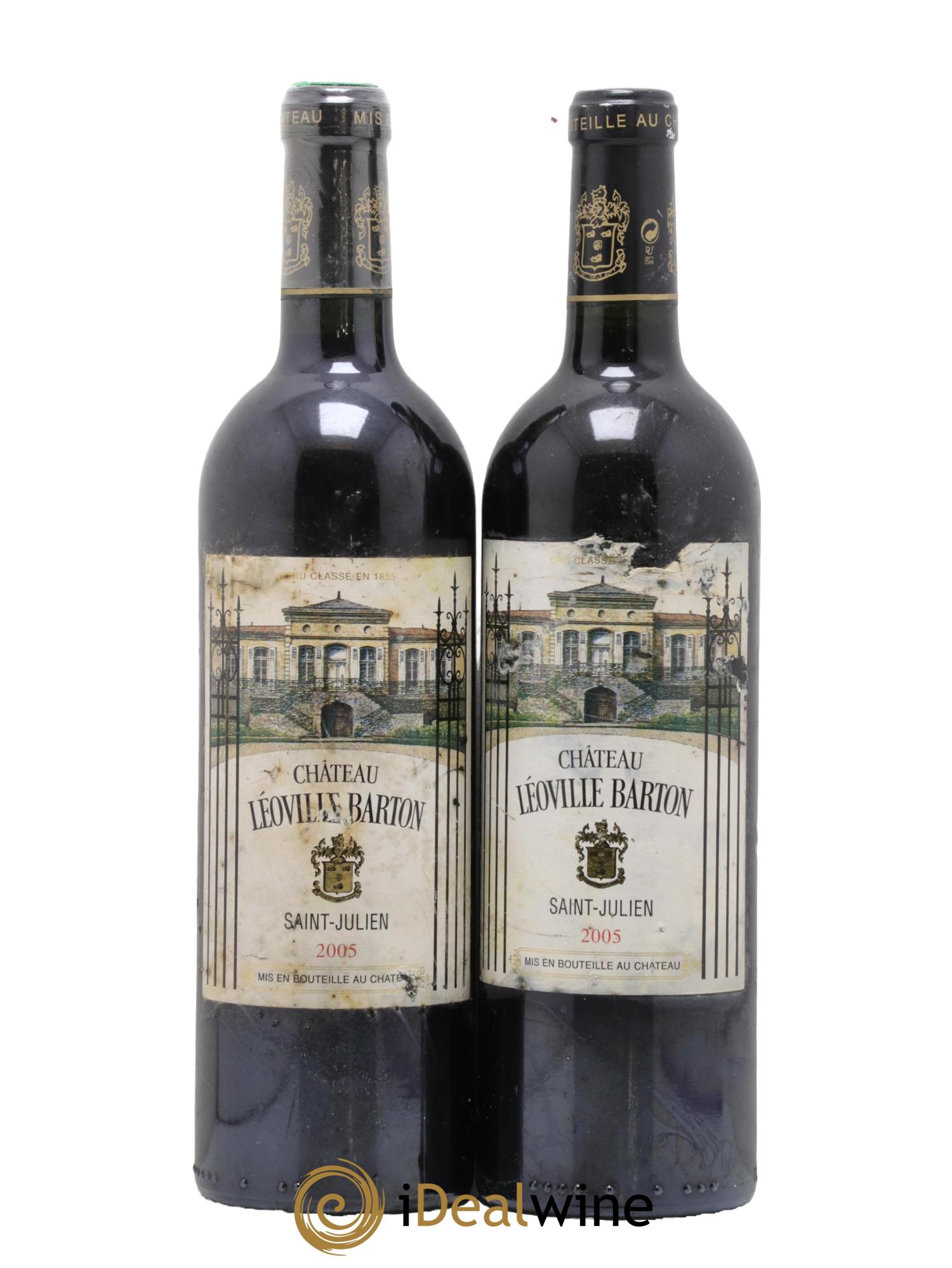 Château Léoville Barton 2ème Grand Cru Classé 2005 - Lot de 2 bouteilles - 0