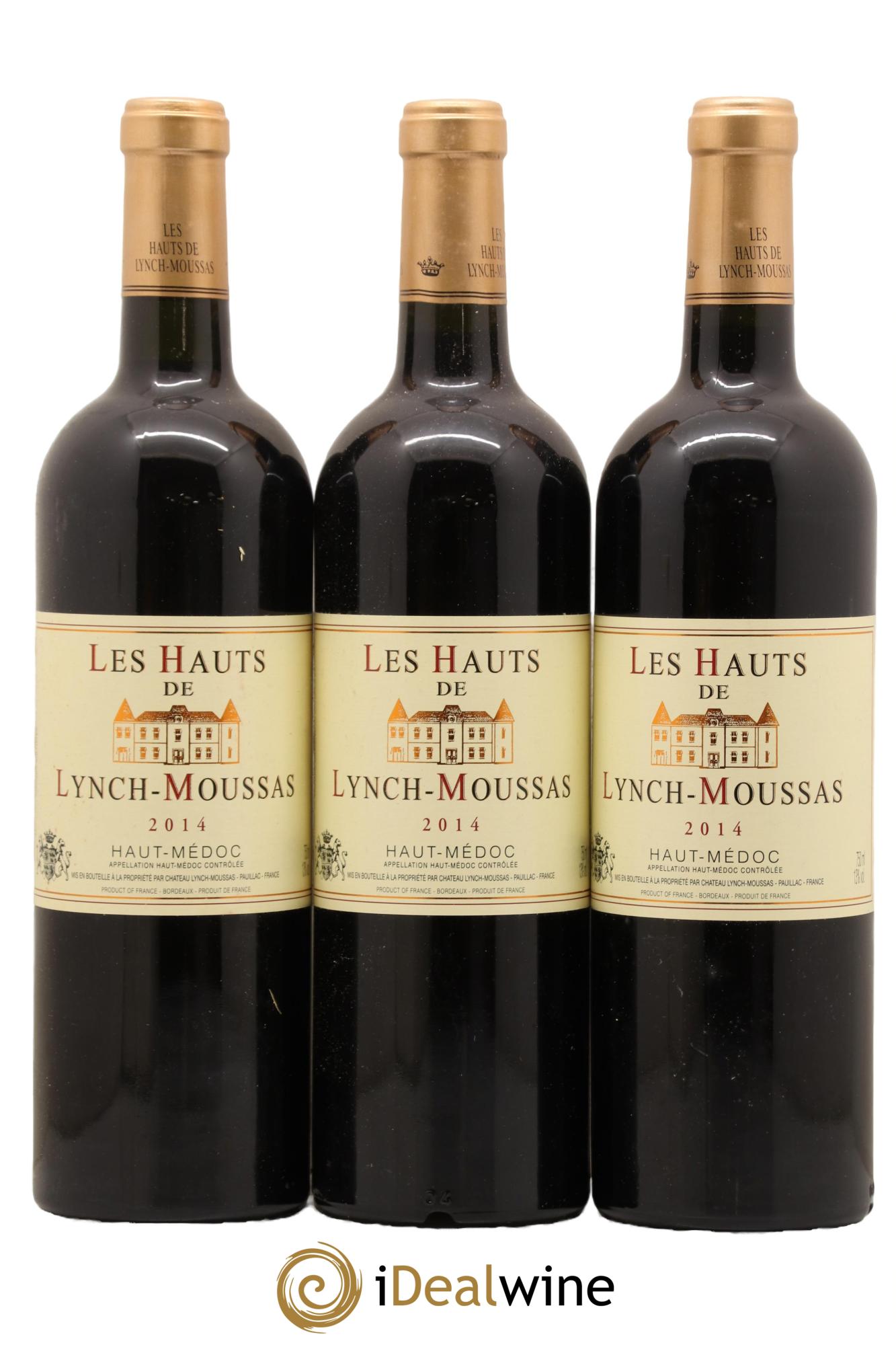 Haut Médoc Les Hauts de Lynch Moussas Chateau Lynch Moussas 2014 - Lot de 6 bouteilles - 2