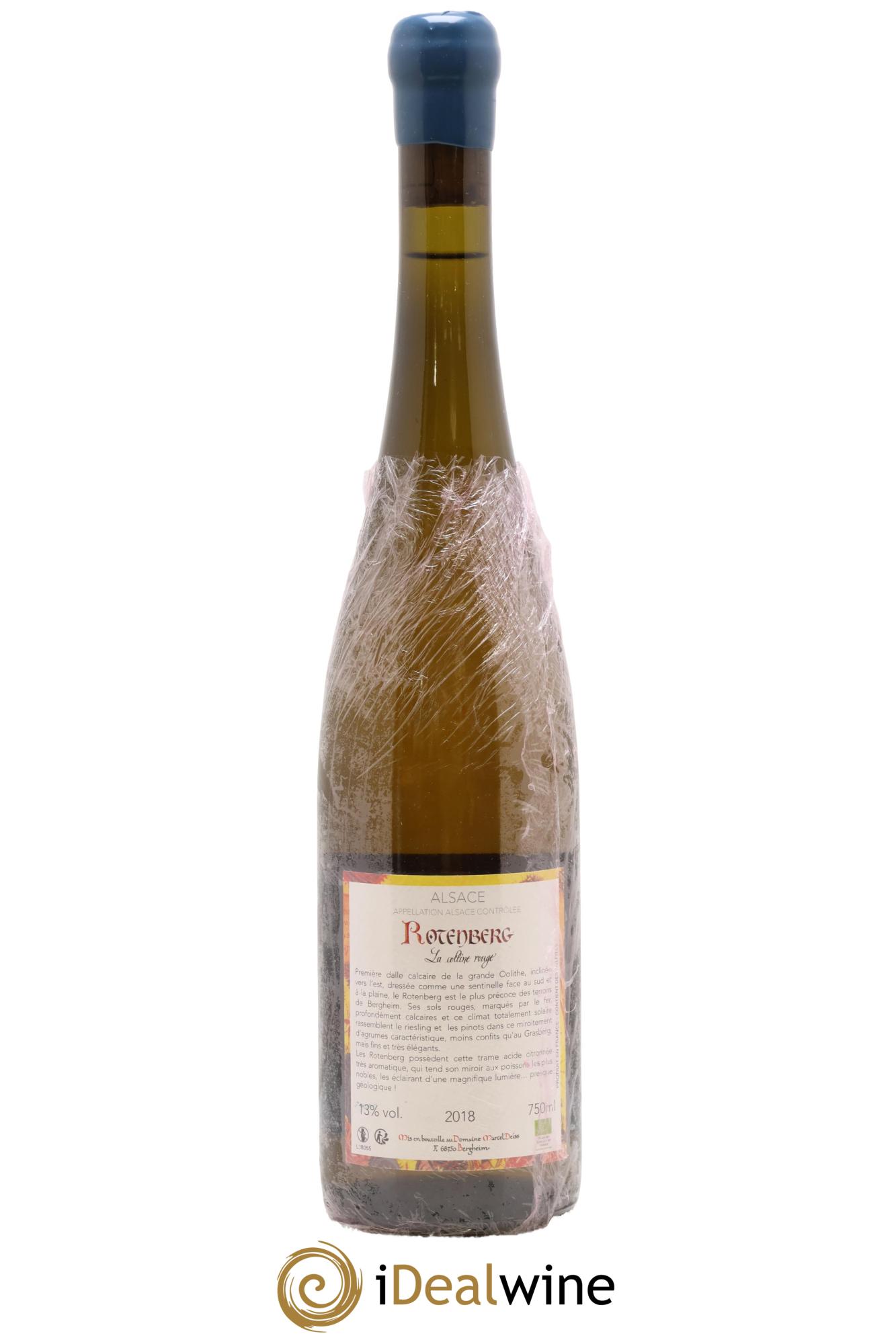 Alsace Rotenberg La Colline Rouge Marcel Deiss (Domaine) 2018 - Posten von 1 Flasche - 1