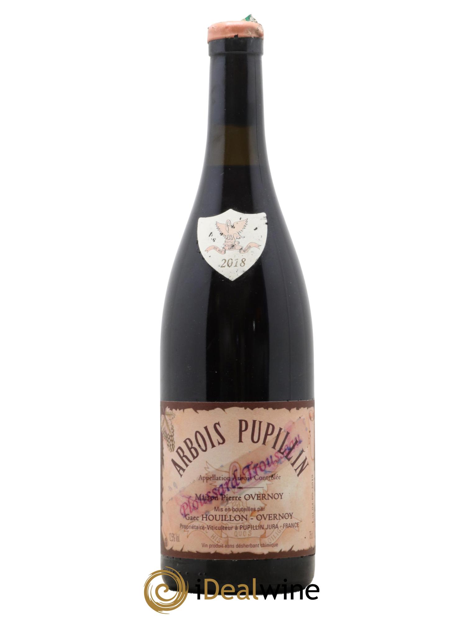 Arbois-Pupillin Ploussard Trousseau (cire violette) Overnoy-Houillon (Domaine) 2018 - Lot de 1 bouteille - 0